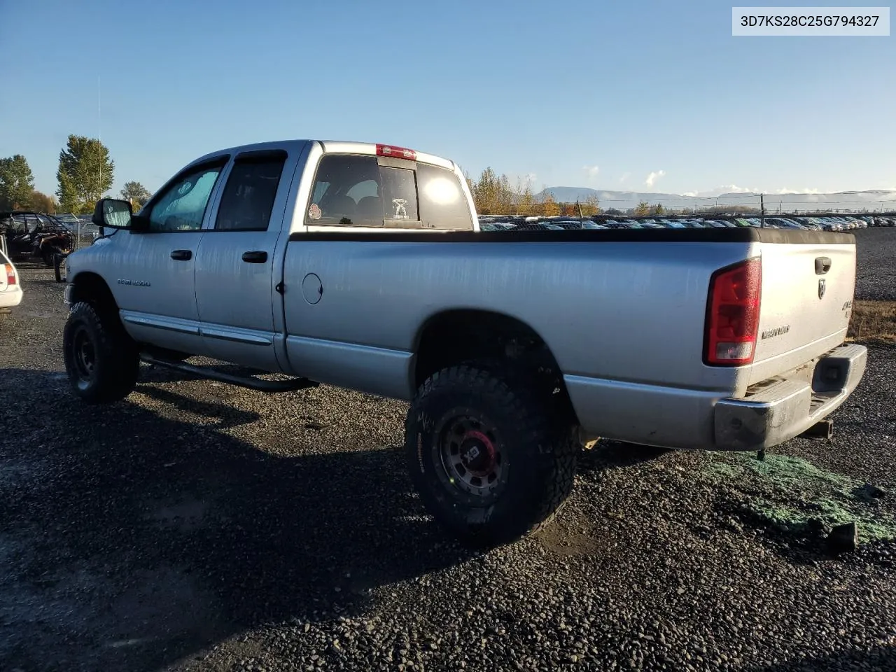 2005 Dodge Ram 2500 St VIN: 3D7KS28C25G794327 Lot: 78183304