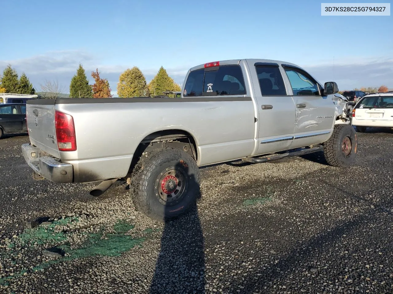 2005 Dodge Ram 2500 St VIN: 3D7KS28C25G794327 Lot: 78183304