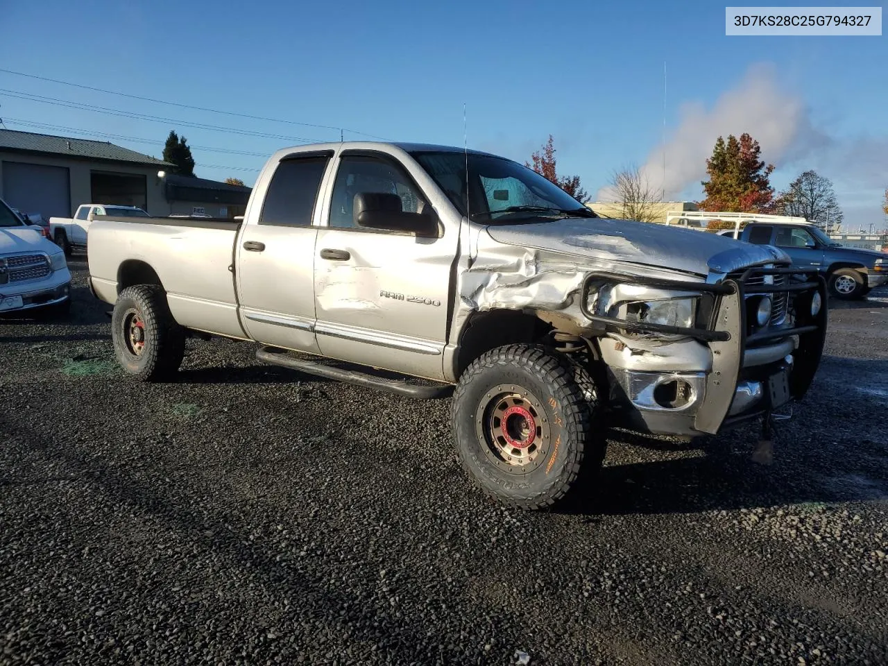 2005 Dodge Ram 2500 St VIN: 3D7KS28C25G794327 Lot: 78183304