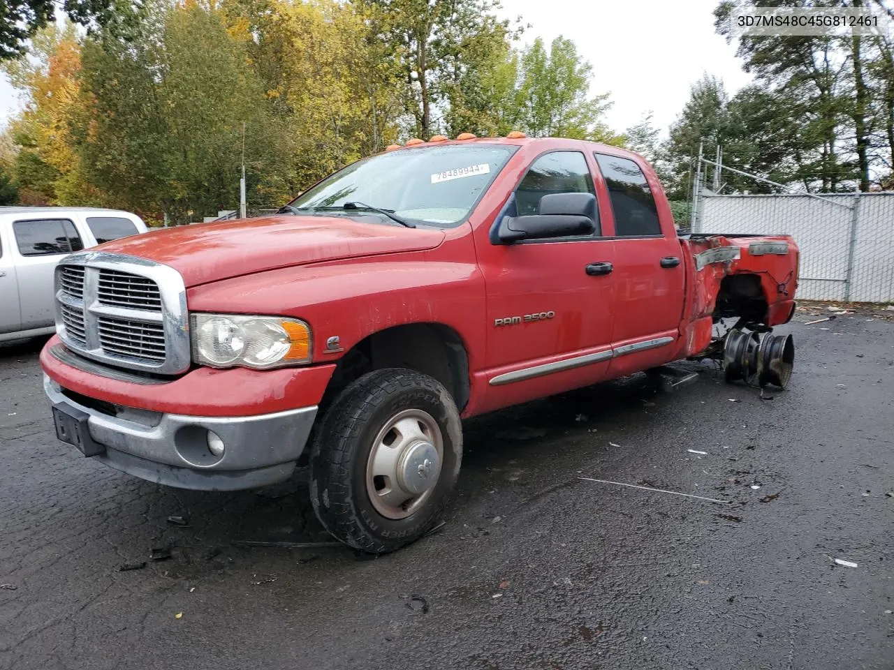 2005 Dodge Ram 3500 St VIN: 3D7MS48C45G812461 Lot: 78489944