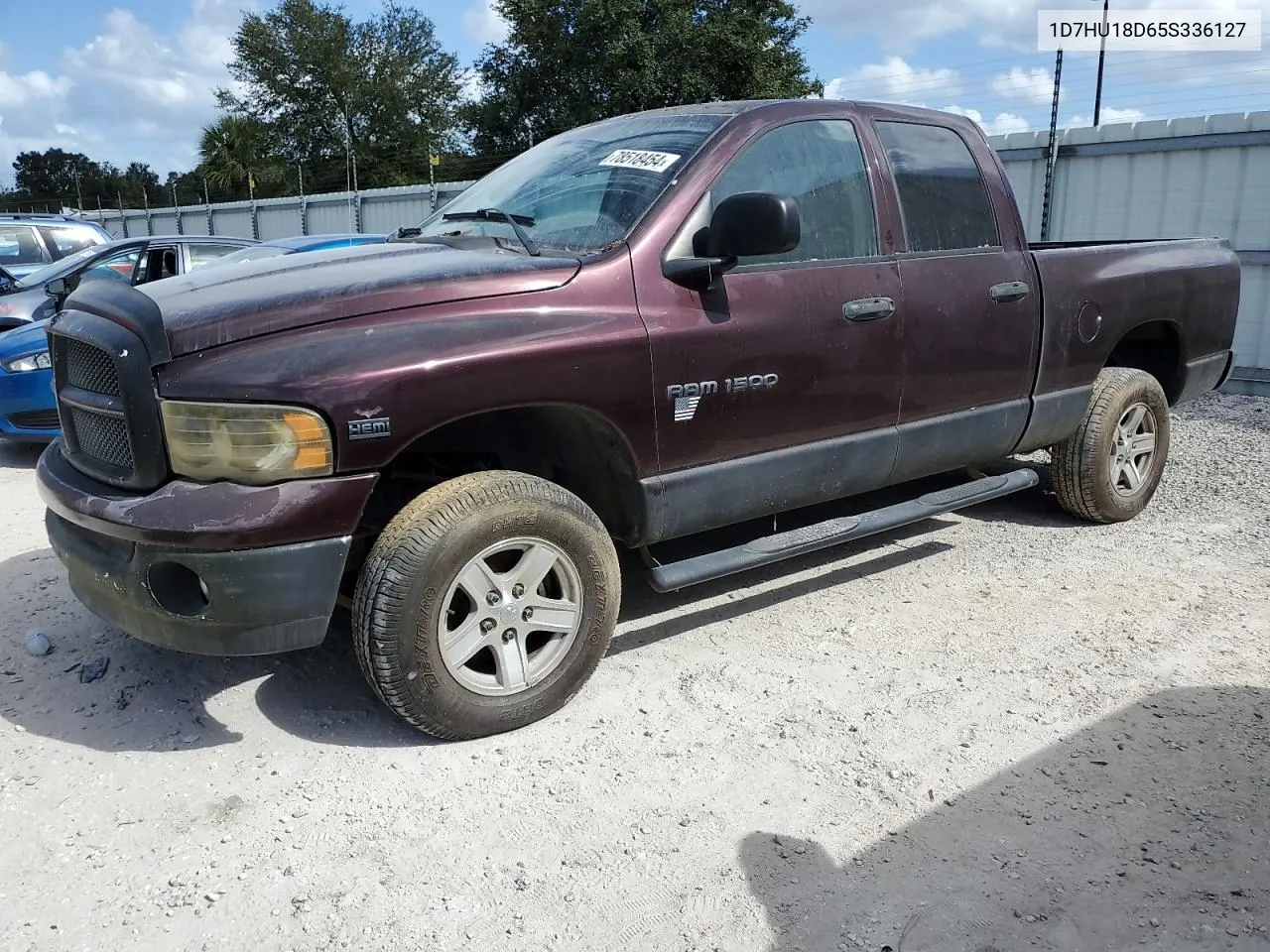 2005 Dodge Ram 1500 St VIN: 1D7HU18D65S336127 Lot: 78518454