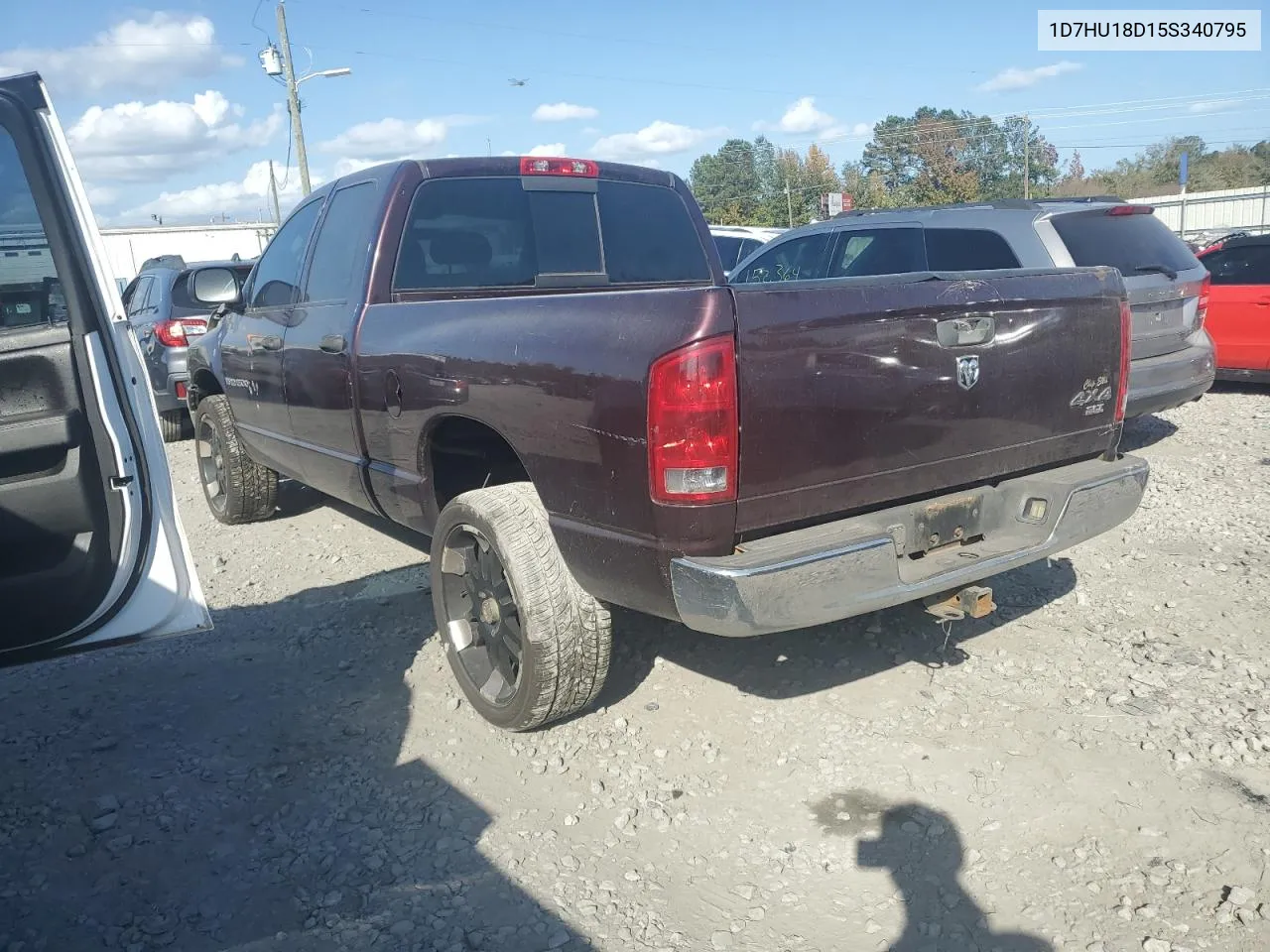 2005 Dodge Ram 1500 St VIN: 1D7HU18D15S340795 Lot: 78553684