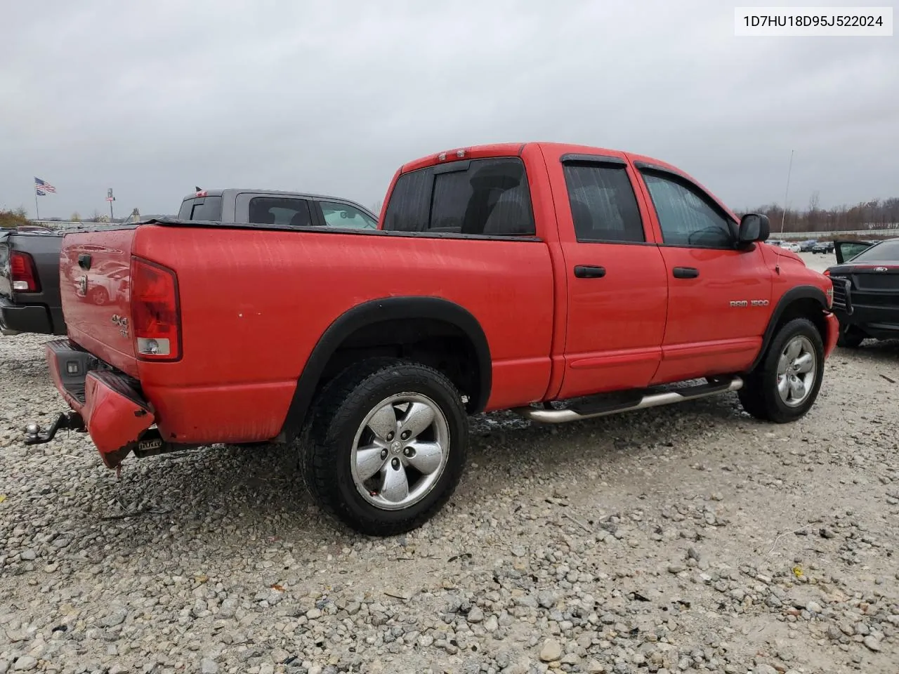 2005 Dodge Ram 1500 St VIN: 1D7HU18D95J522024 Lot: 78709734