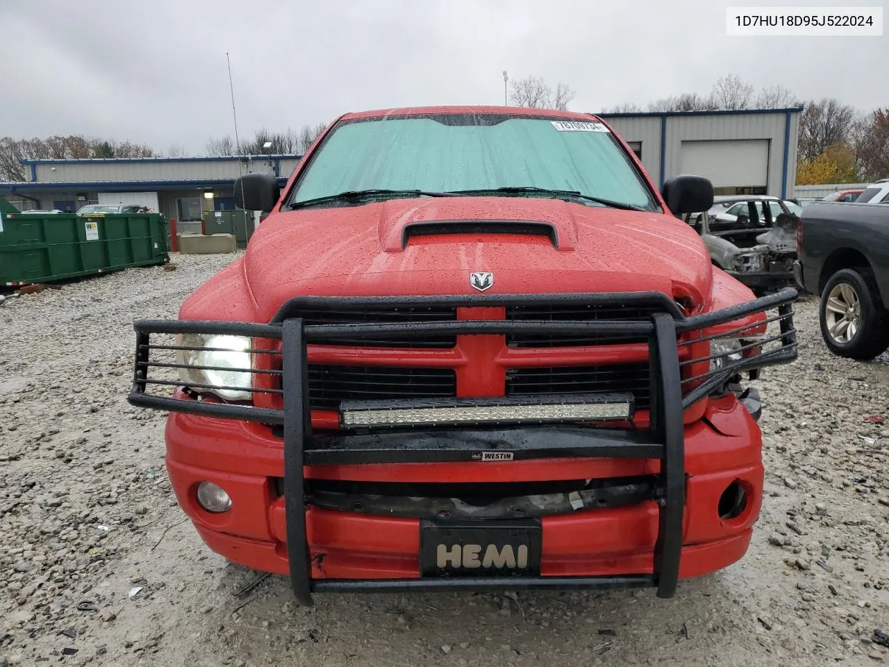 2005 Dodge Ram 1500 St VIN: 1D7HU18D95J522024 Lot: 78709734