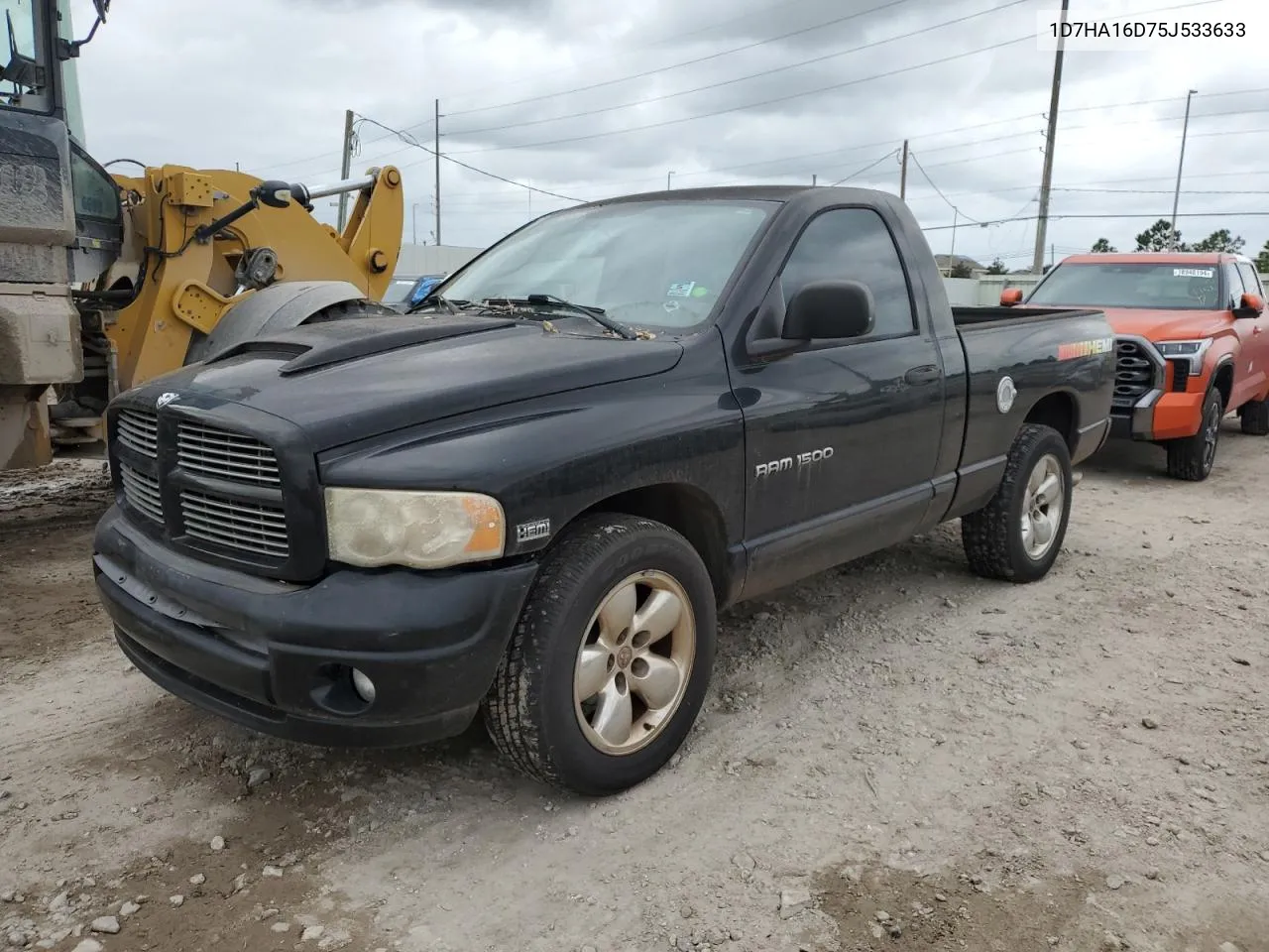 2005 Dodge Ram 1500 St VIN: 1D7HA16D75J533633 Lot: 78833574