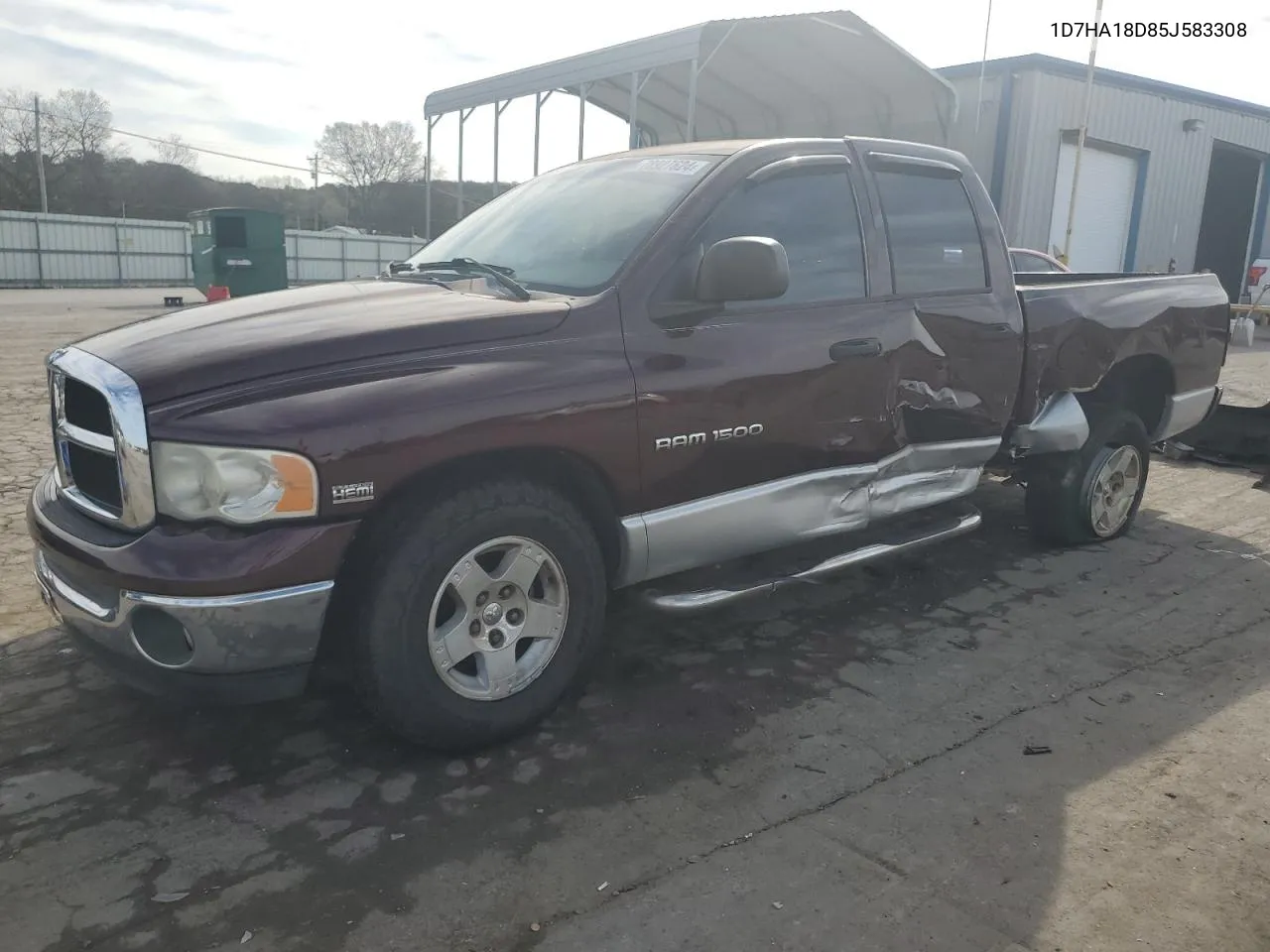 2005 Dodge Ram 1500 St VIN: 1D7HA18D85J583308 Lot: 78927624