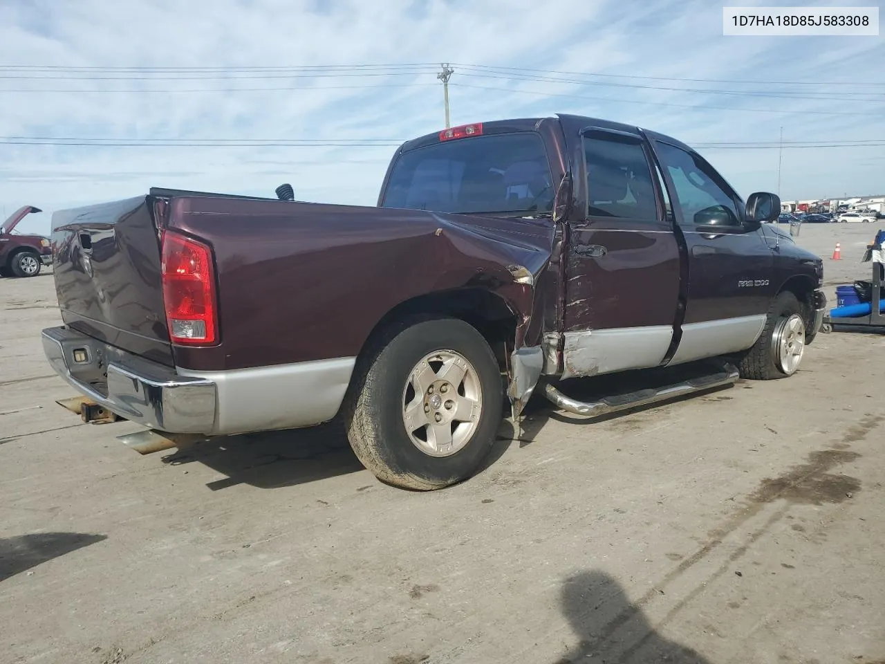 2005 Dodge Ram 1500 St VIN: 1D7HA18D85J583308 Lot: 78927624