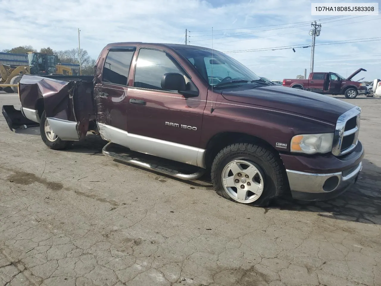 2005 Dodge Ram 1500 St VIN: 1D7HA18D85J583308 Lot: 78927624