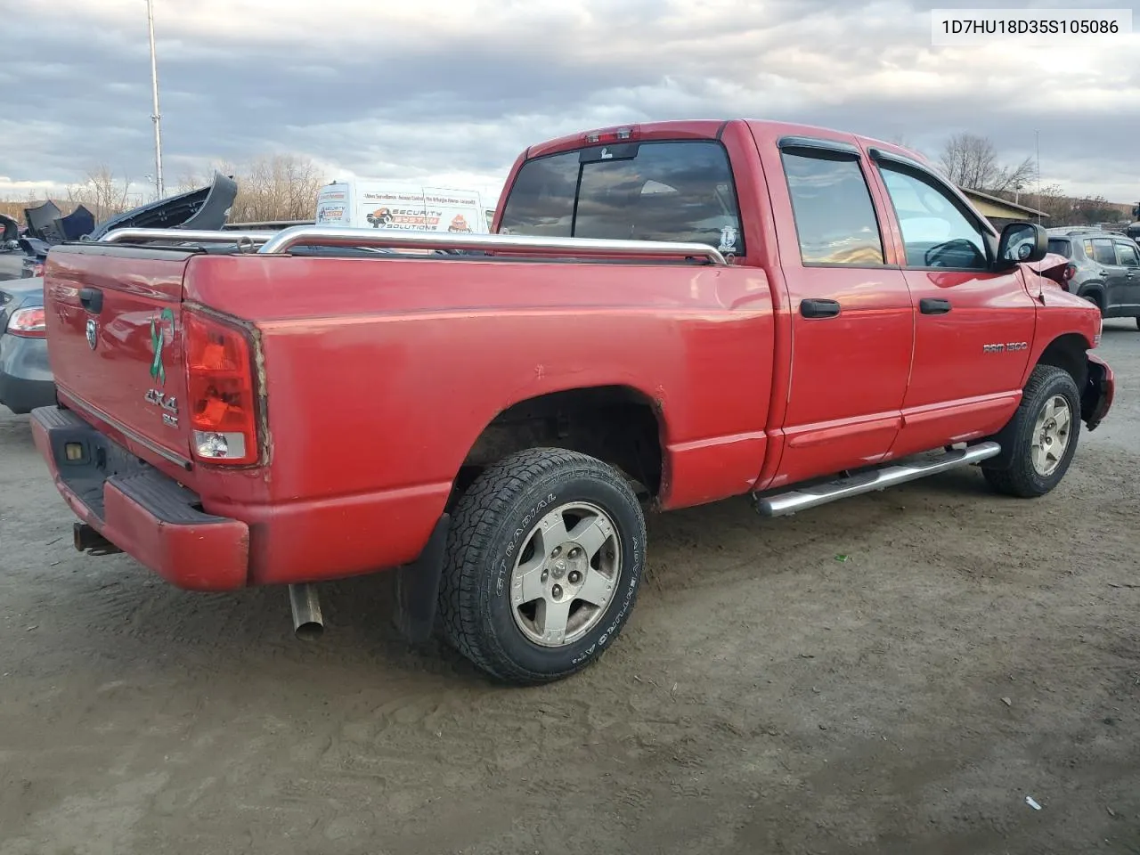 2005 Dodge Ram 1500 St VIN: 1D7HU18D35S105086 Lot: 79171314