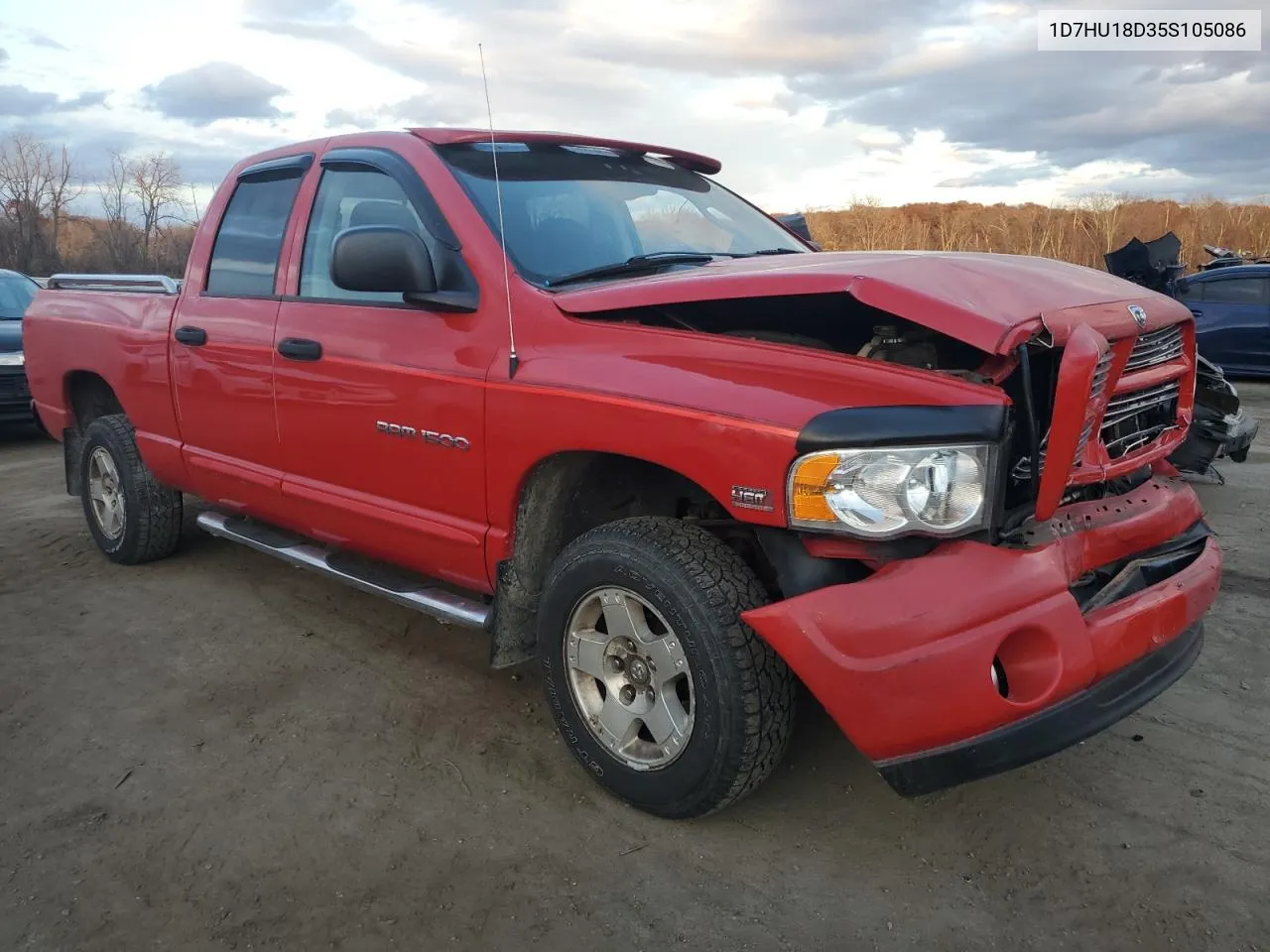 2005 Dodge Ram 1500 St VIN: 1D7HU18D35S105086 Lot: 79171314