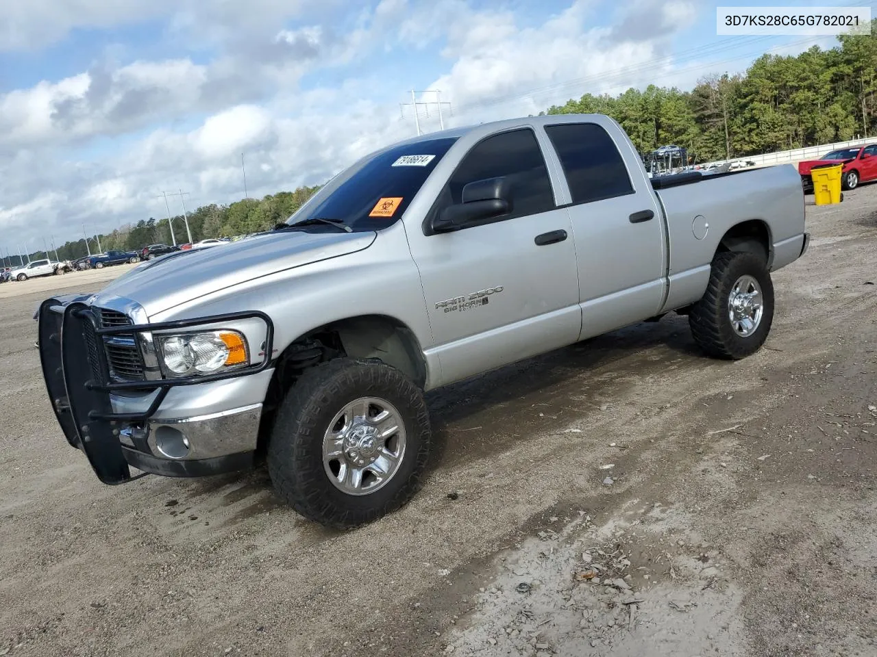 2005 Dodge Ram 2500 St VIN: 3D7KS28C65G782021 Lot: 79186614