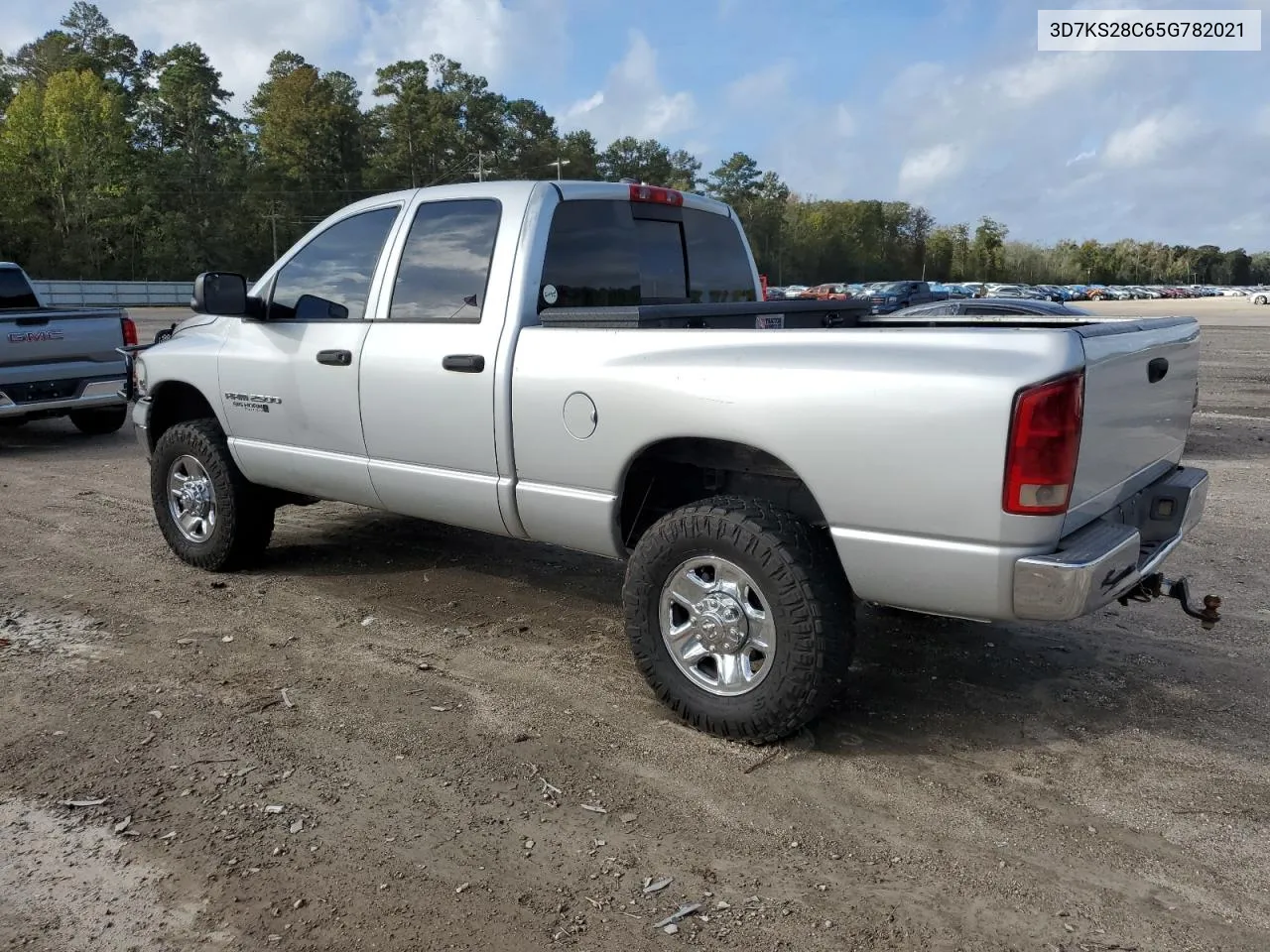 2005 Dodge Ram 2500 St VIN: 3D7KS28C65G782021 Lot: 79186614