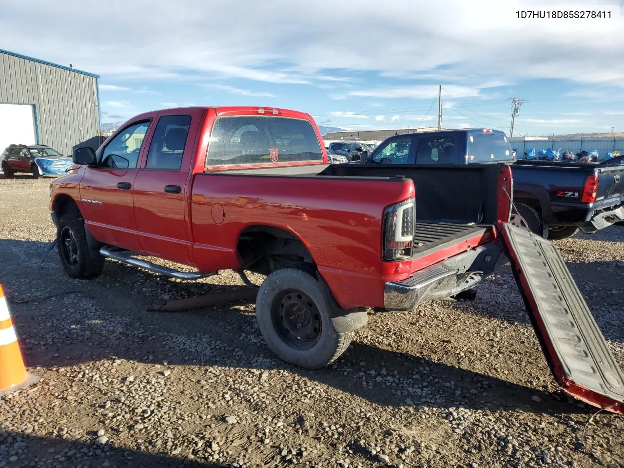 2005 Dodge Ram 1500 St VIN: 1D7HU18D85S278411 Lot: 79262274