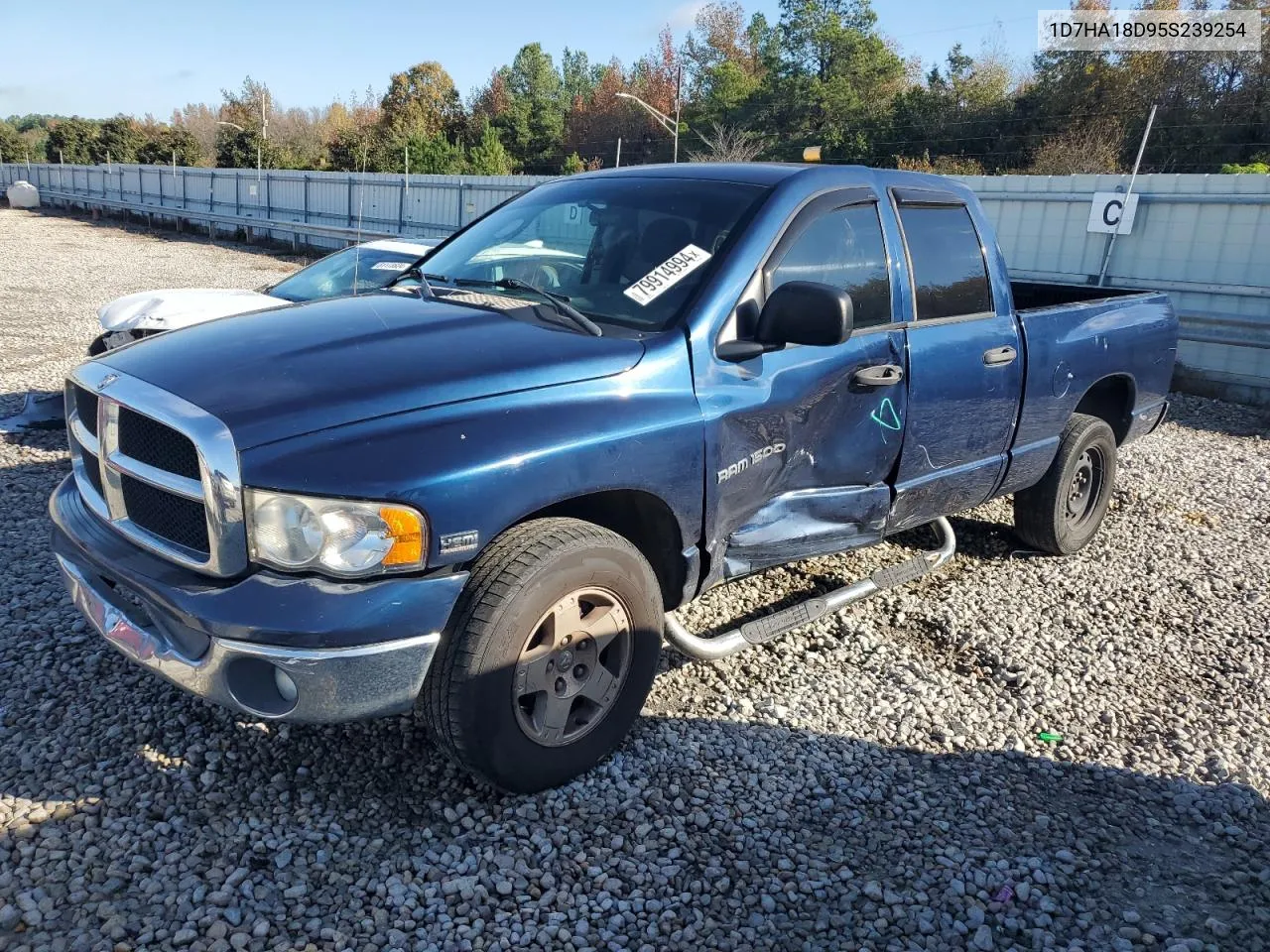 2005 Dodge Ram 1500 St VIN: 1D7HA18D95S239254 Lot: 79914994