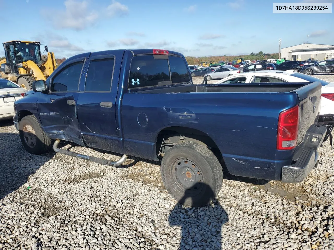 2005 Dodge Ram 1500 St VIN: 1D7HA18D95S239254 Lot: 79914994