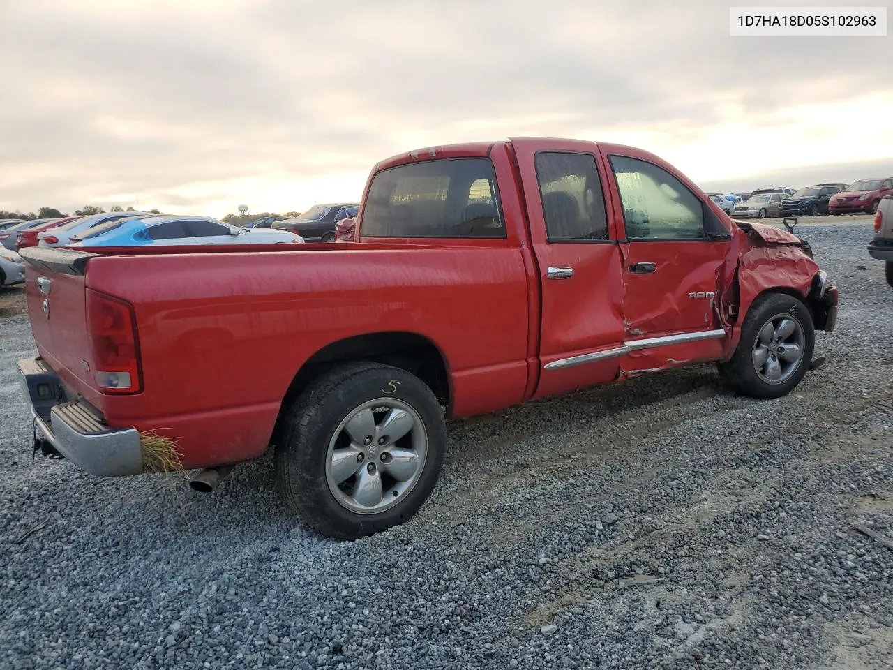 2005 Dodge Ram 1500 St VIN: 1D7HA18D05S102963 Lot: 79971114