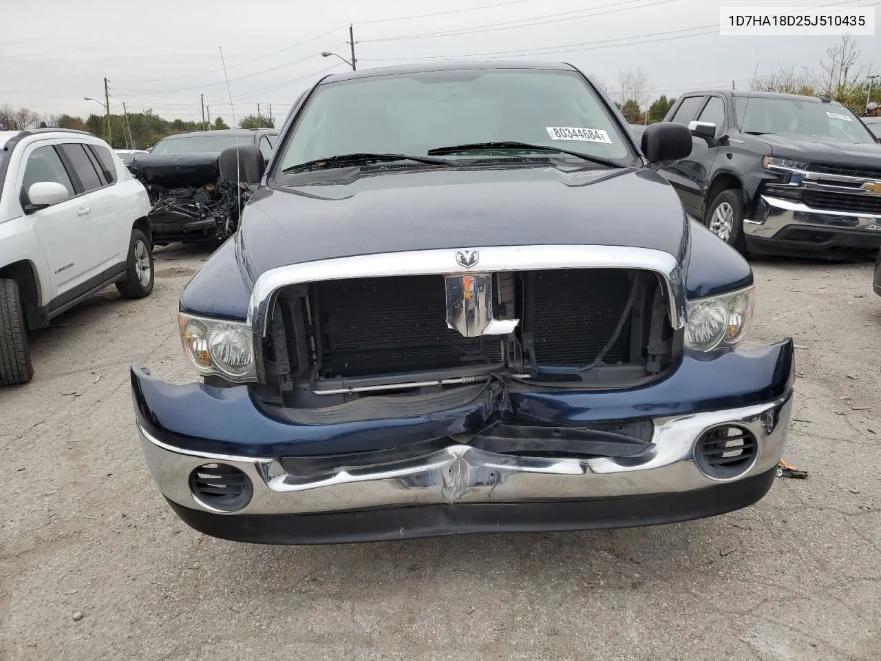 2005 Dodge Ram 1500 St VIN: 1D7HA18D25J510435 Lot: 80344684