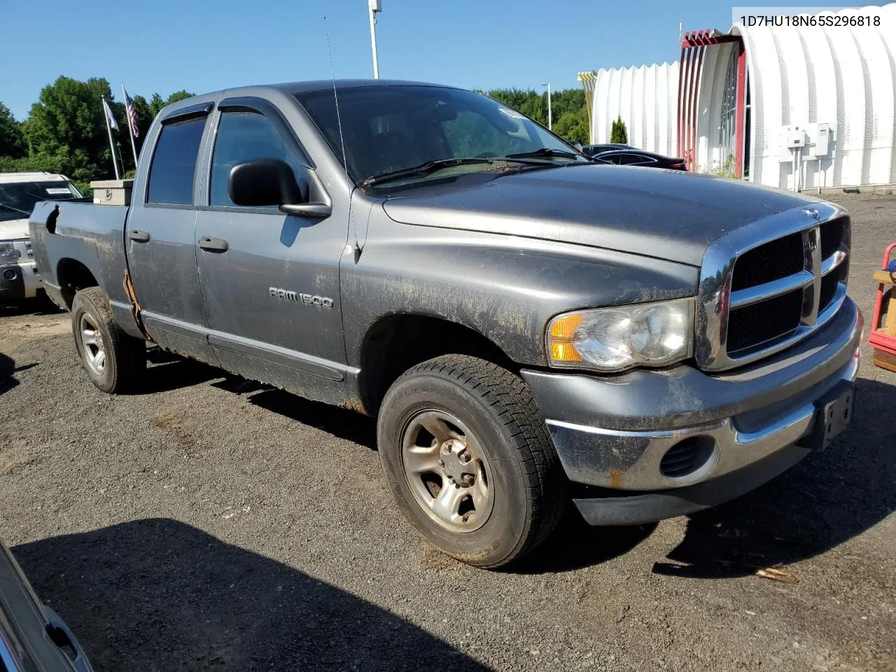 2005 Dodge Ram 1500 St VIN: 1D7HU18N65S296818 Lot: 80954814