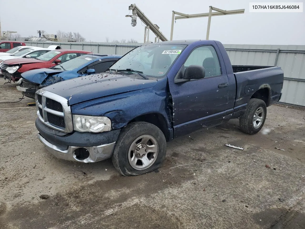 2005 Dodge Ram 1500 St VIN: 1D7HA16K85J646084 Lot: 82190463