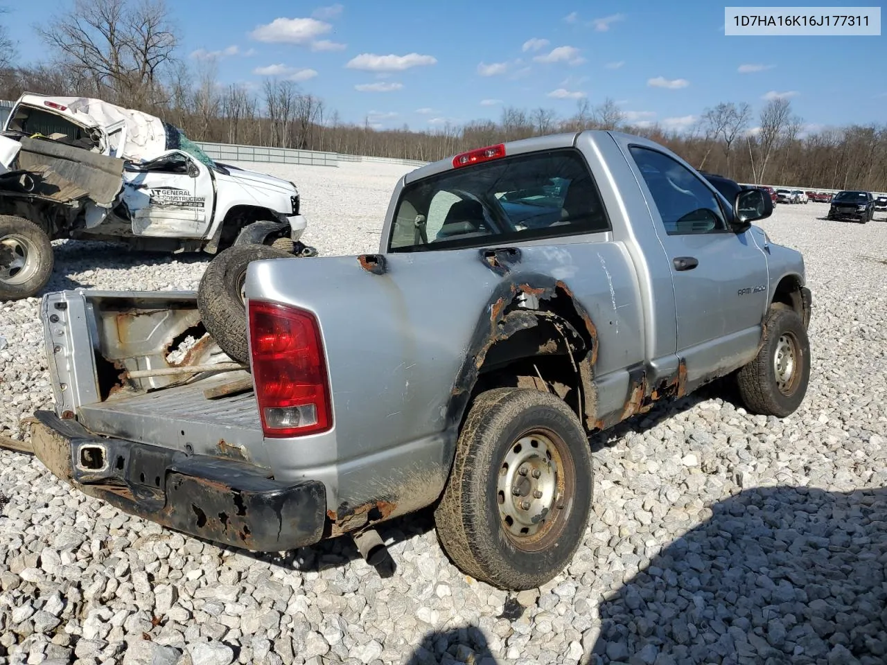 2006 Dodge Ram 1500 St VIN: 1D7HA16K16J177311 Lot: 48072934