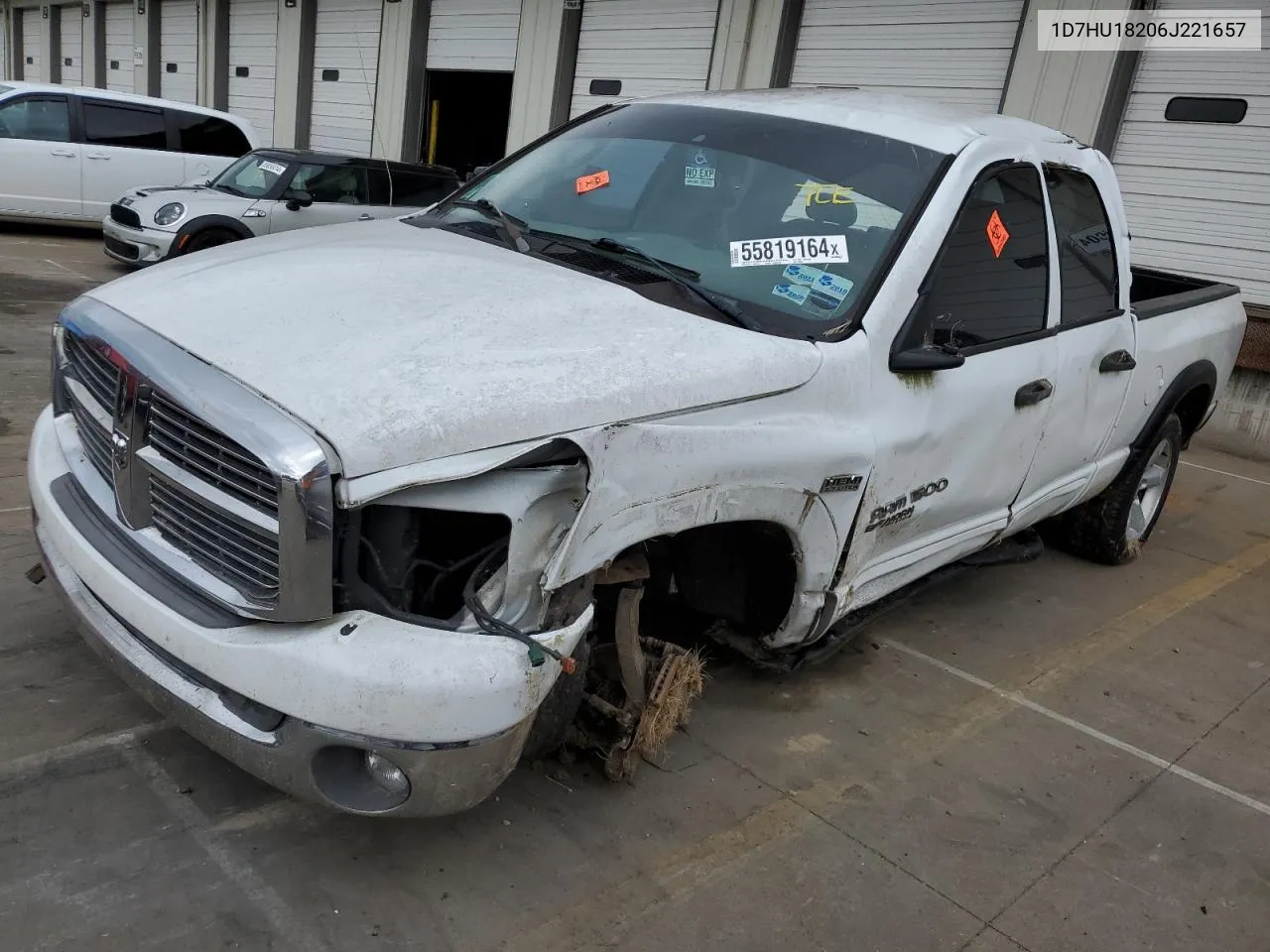 2006 Dodge Ram 1500 St VIN: 1D7HU18206J221657 Lot: 55819164