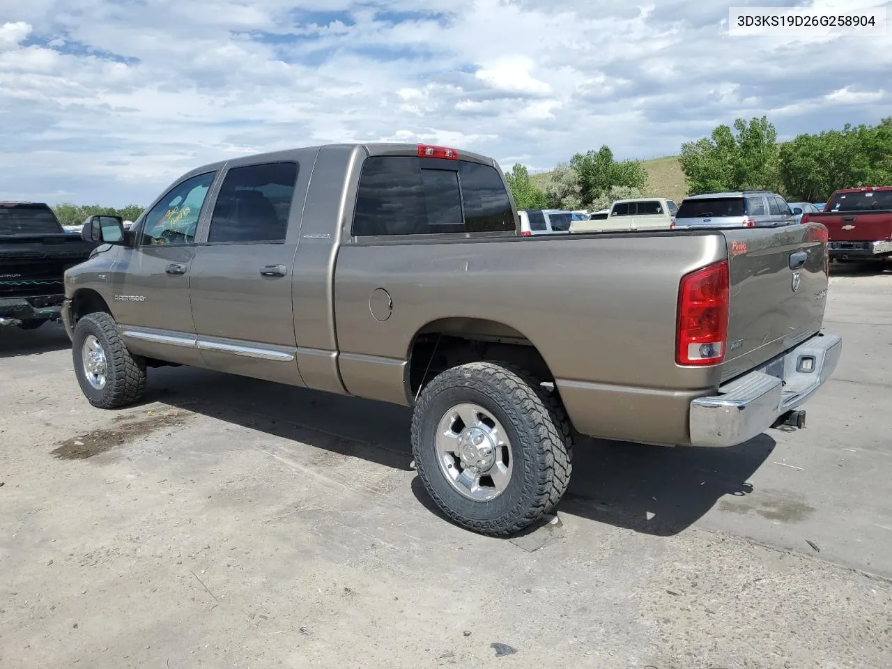 2006 Dodge Ram 1500 VIN: 3D3KS19D26G258904 Lot: 57295904