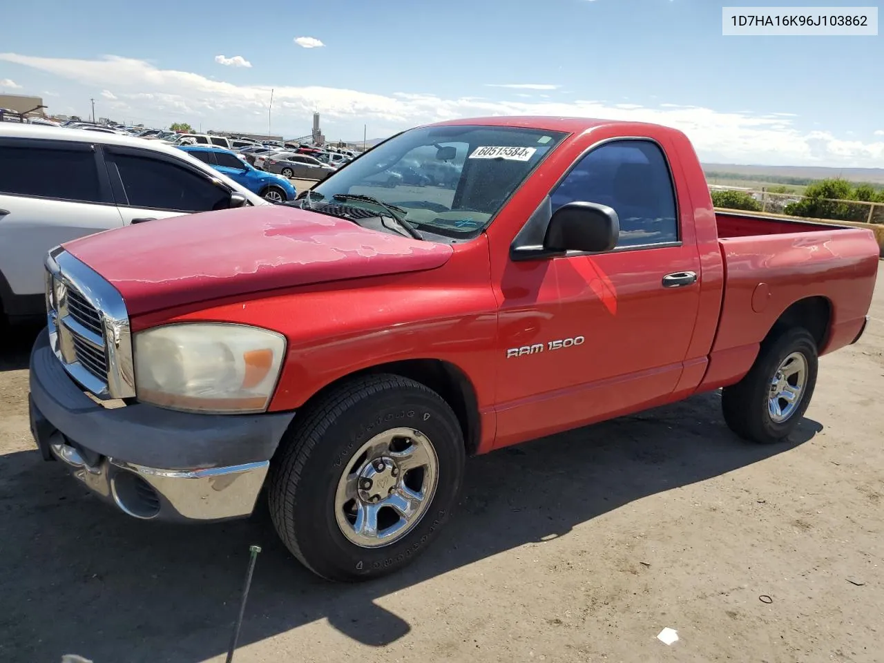 2006 Dodge Ram 1500 St VIN: 1D7HA16K96J103862 Lot: 60515584