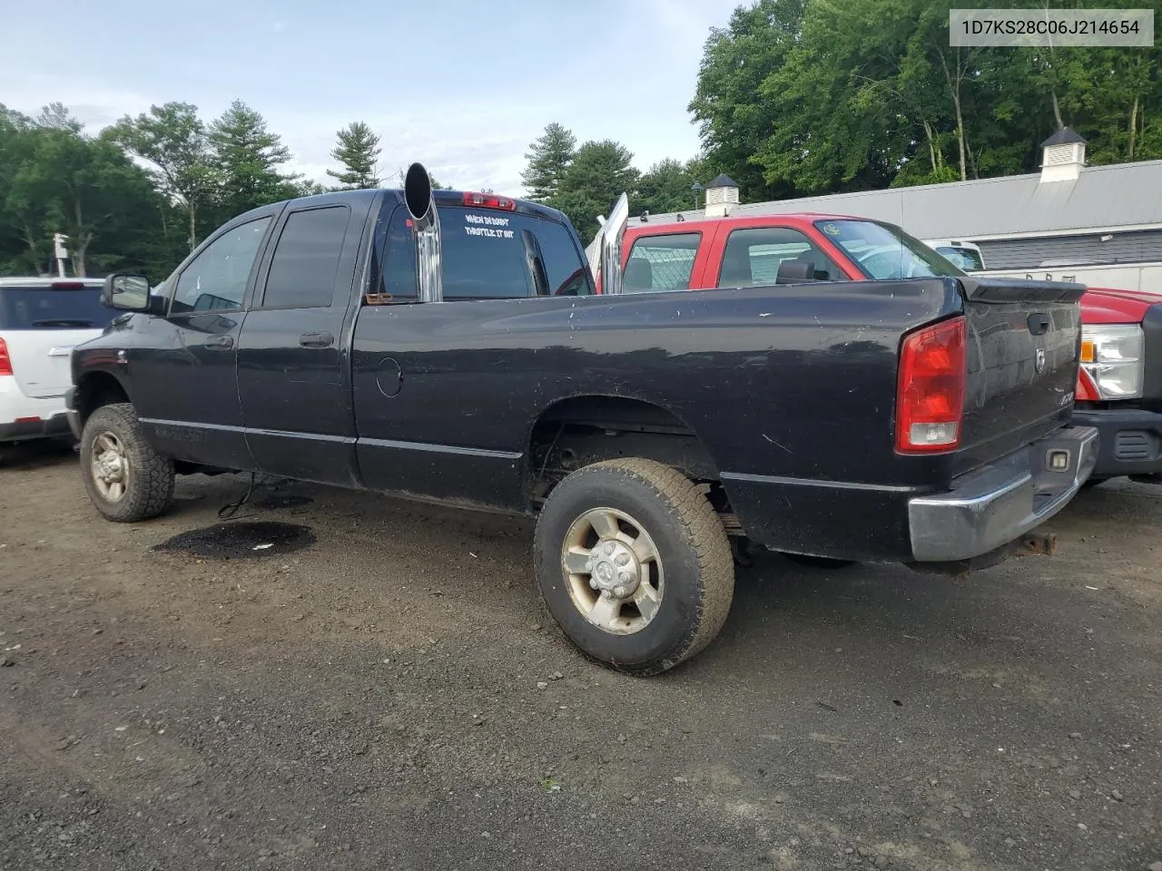 1D7KS28C06J214654 2006 Dodge Ram 2500 St