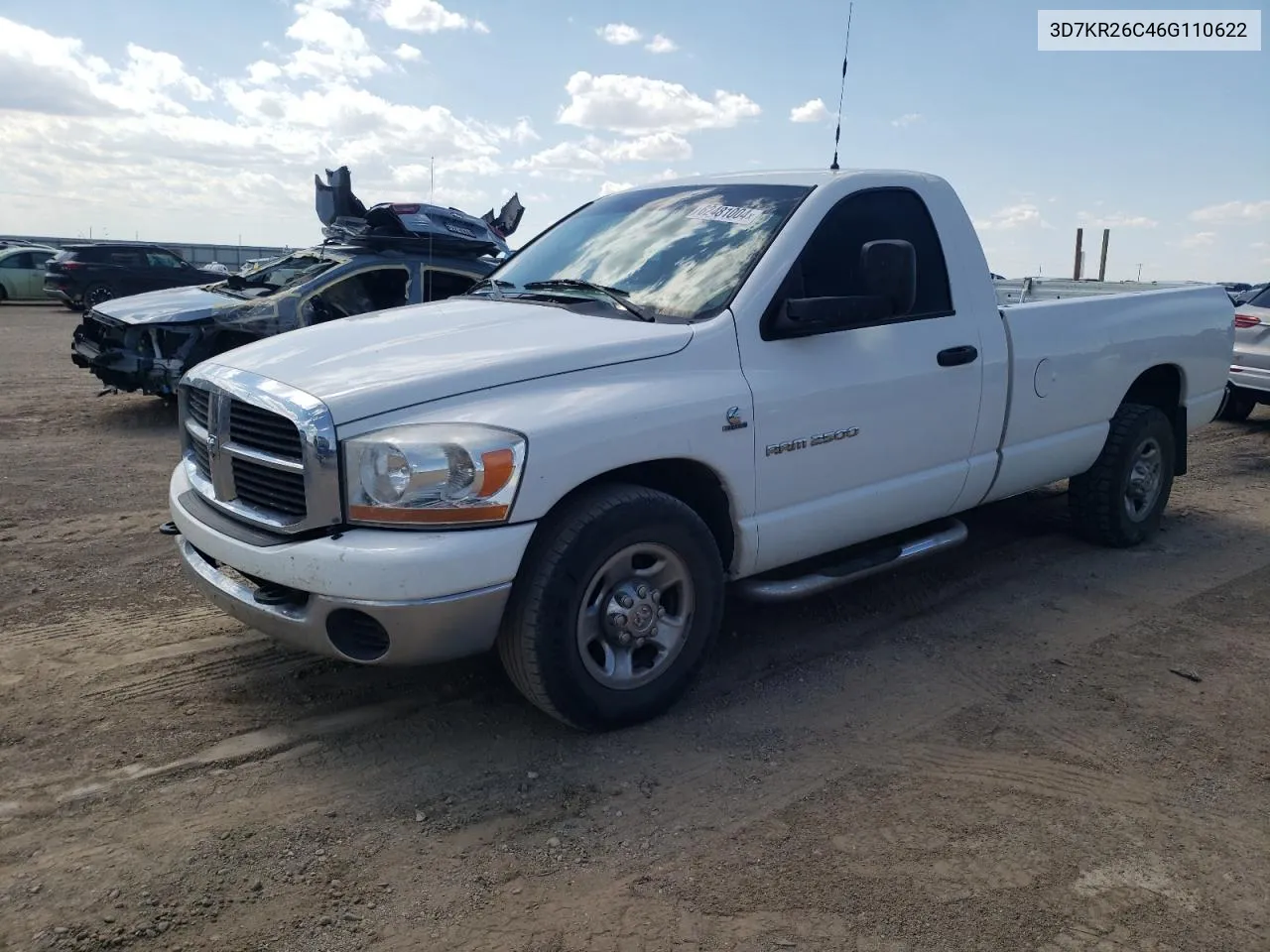 2006 Dodge Ram 2500 St VIN: 3D7KR26C46G110622 Lot: 62481004