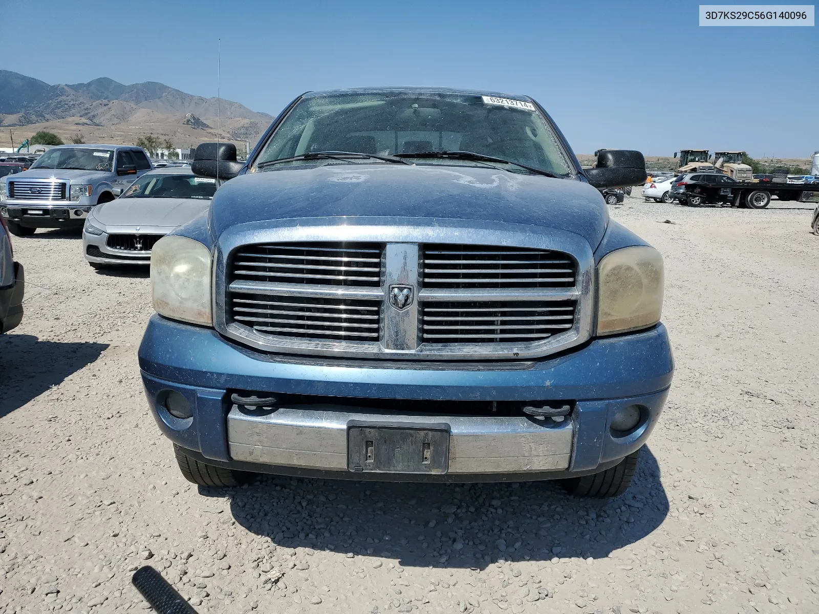 2006 Dodge Ram 2500 VIN: 3D7KS29C56G140096 Lot: 63213714