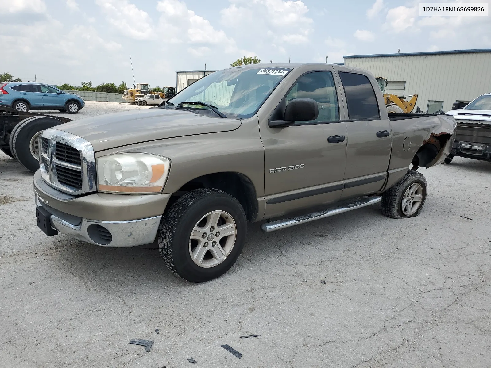 2006 Dodge Ram 1500 St VIN: 1D7HA18N16S699826 Lot: 65091194