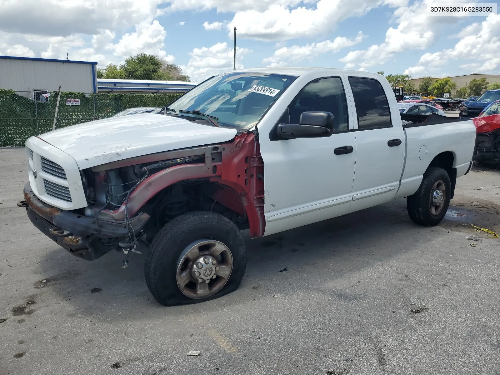 2006 Dodge Ram 2500 St VIN: 3D7KS28C16G283550 Lot: 65204914