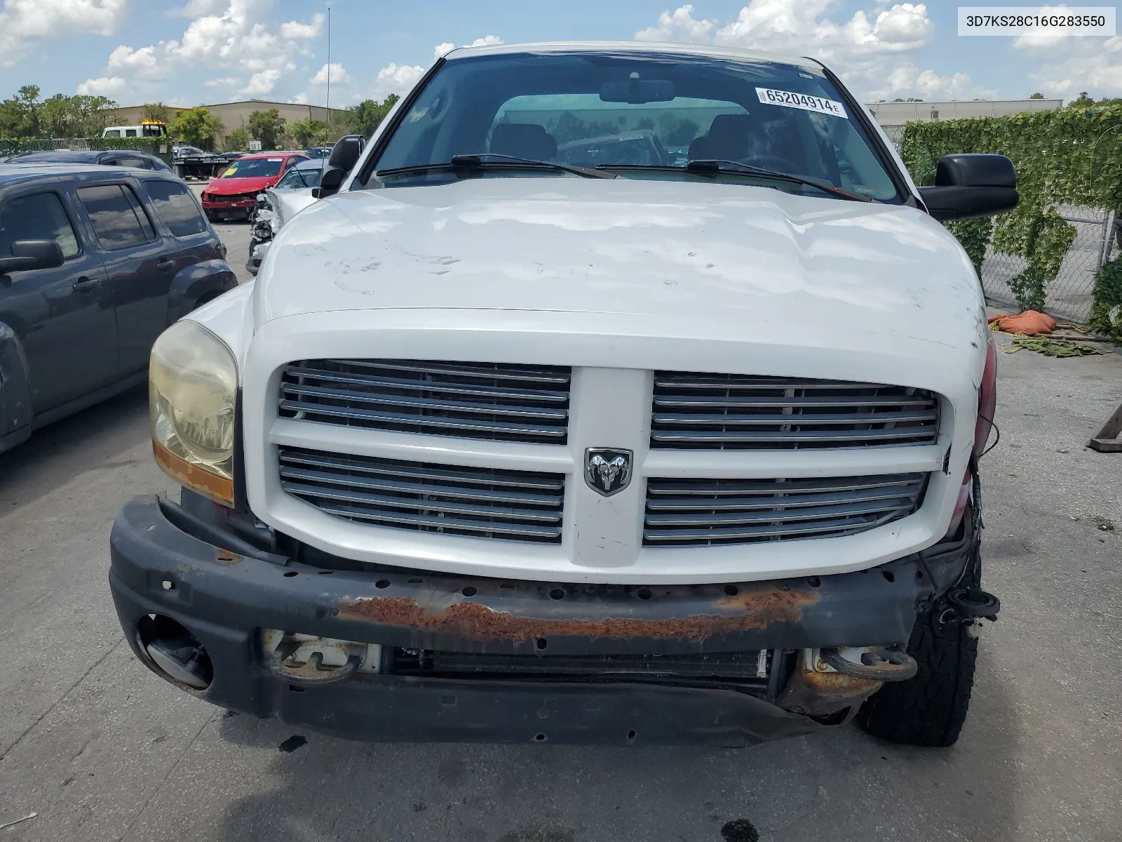 2006 Dodge Ram 2500 St VIN: 3D7KS28C16G283550 Lot: 65204914