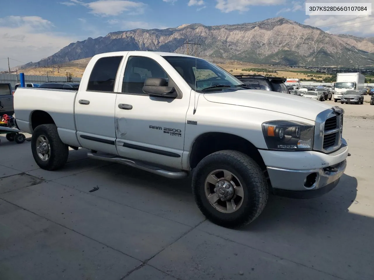 2006 Dodge Ram 2500 St VIN: 3D7KS28D66G107084 Lot: 66201374