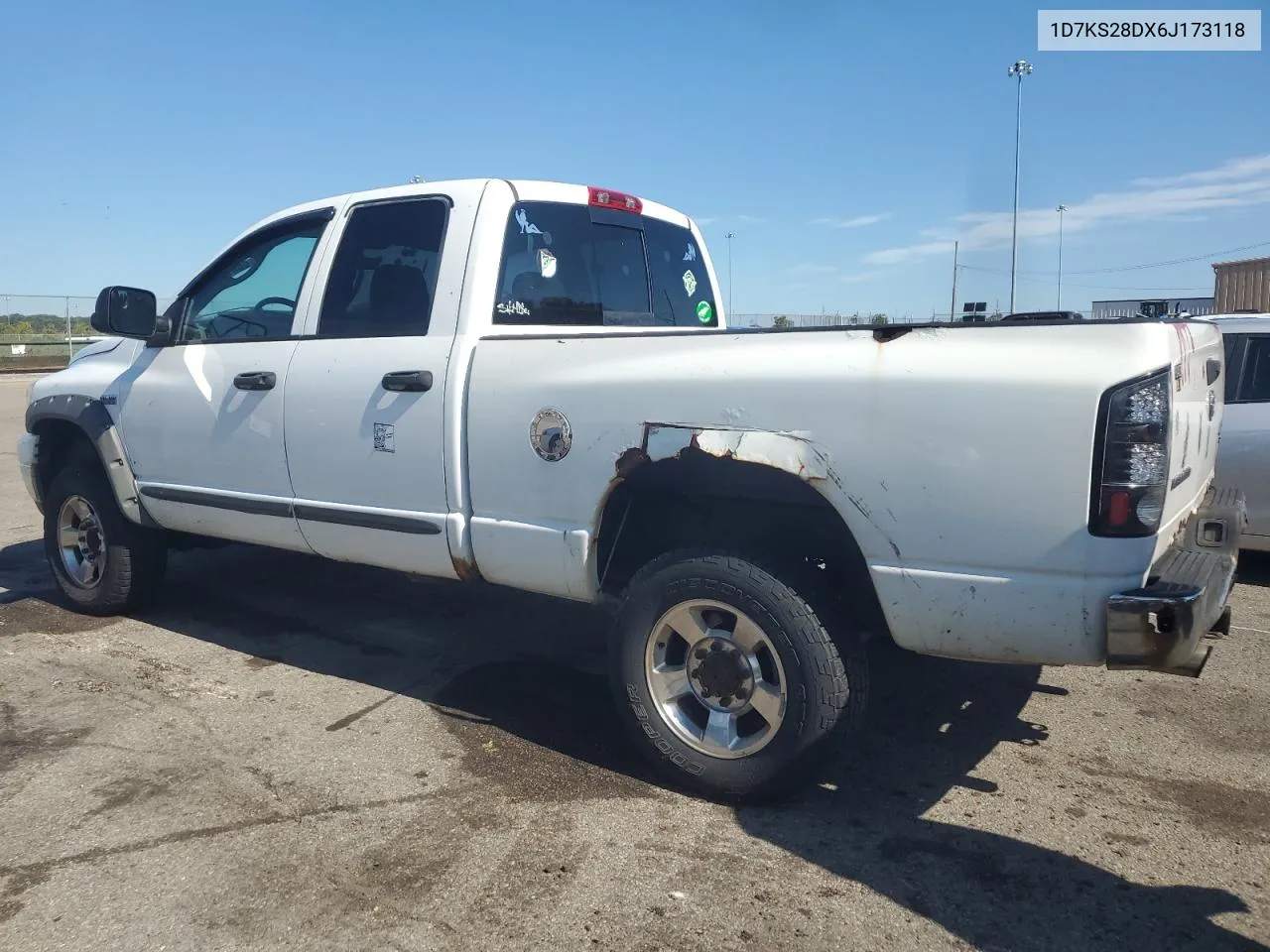 2006 Dodge Ram 2500 St VIN: 1D7KS28DX6J173118 Lot: 66871734