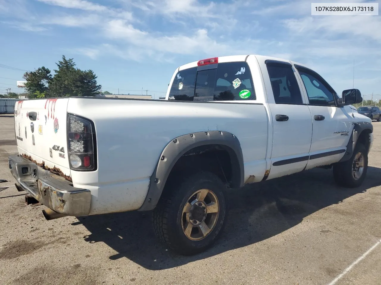 2006 Dodge Ram 2500 St VIN: 1D7KS28DX6J173118 Lot: 66871734