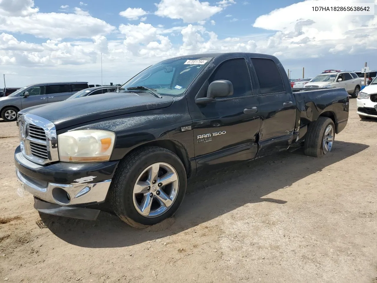 2006 Dodge Ram 1500 St VIN: 1D7HA18286S638642 Lot: 67581794