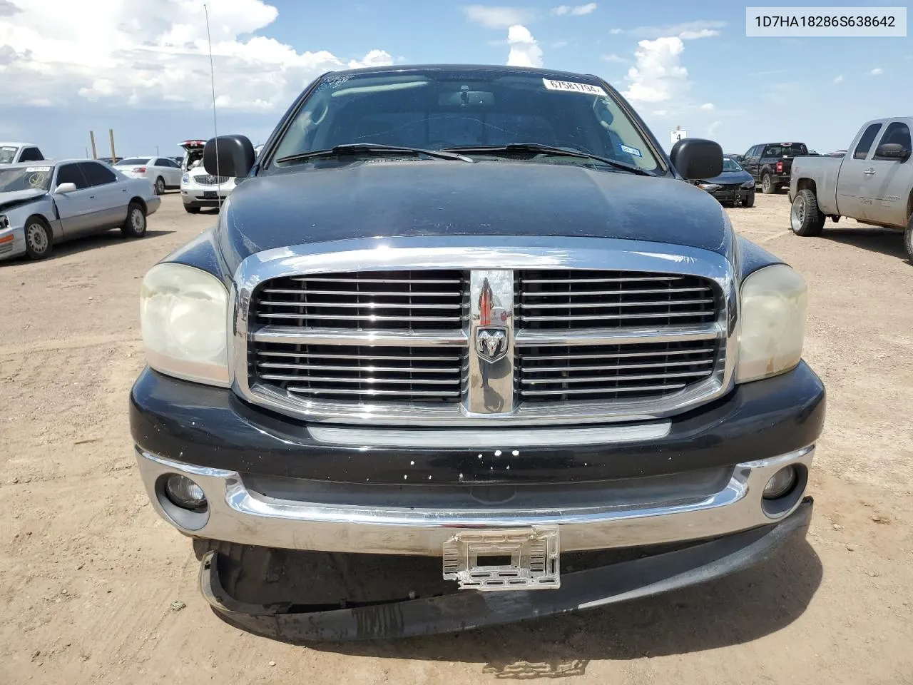 2006 Dodge Ram 1500 St VIN: 1D7HA18286S638642 Lot: 67581794