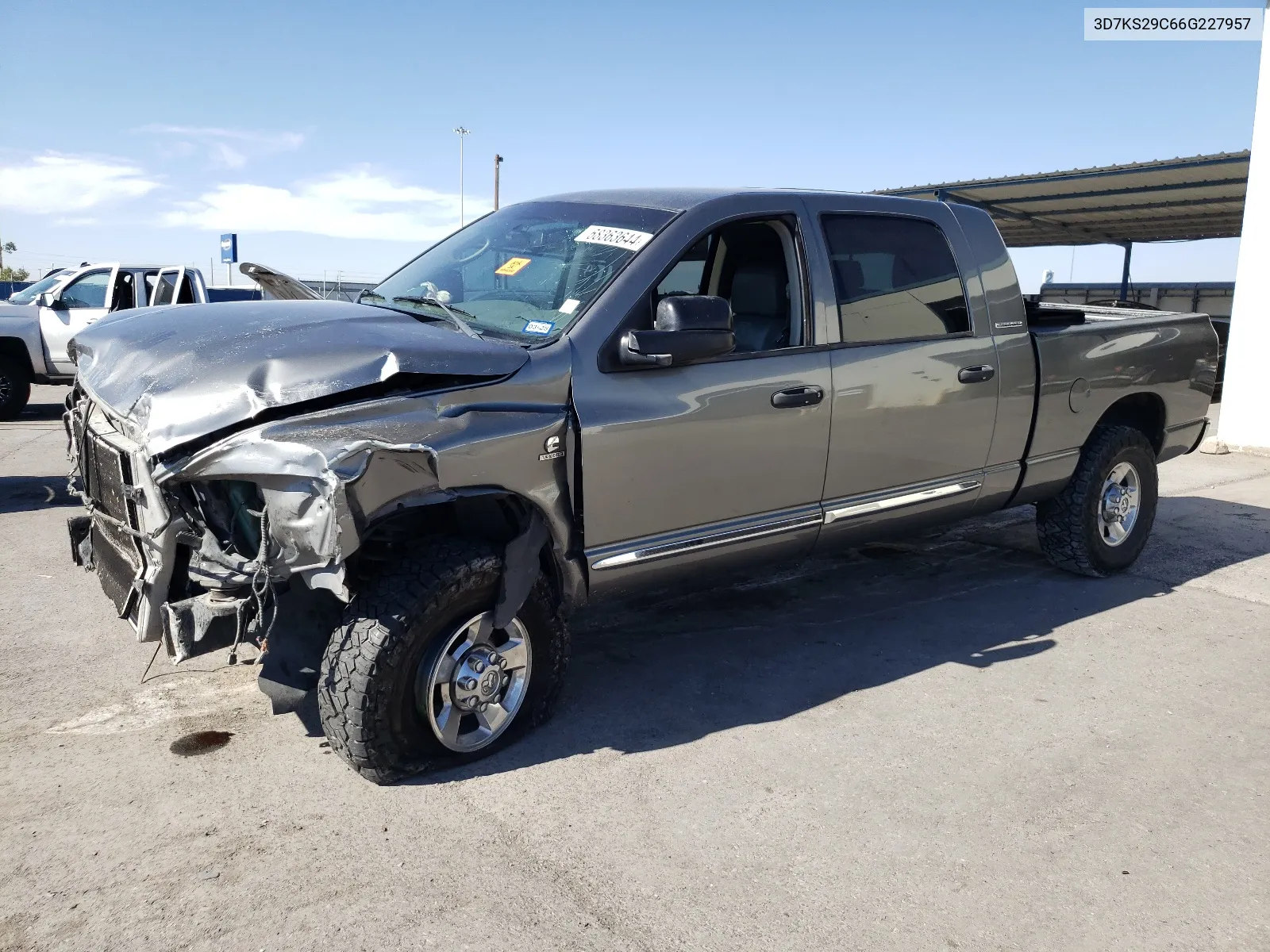 2006 Dodge Ram 2500 VIN: 3D7KS29C66G227957 Lot: 68363644