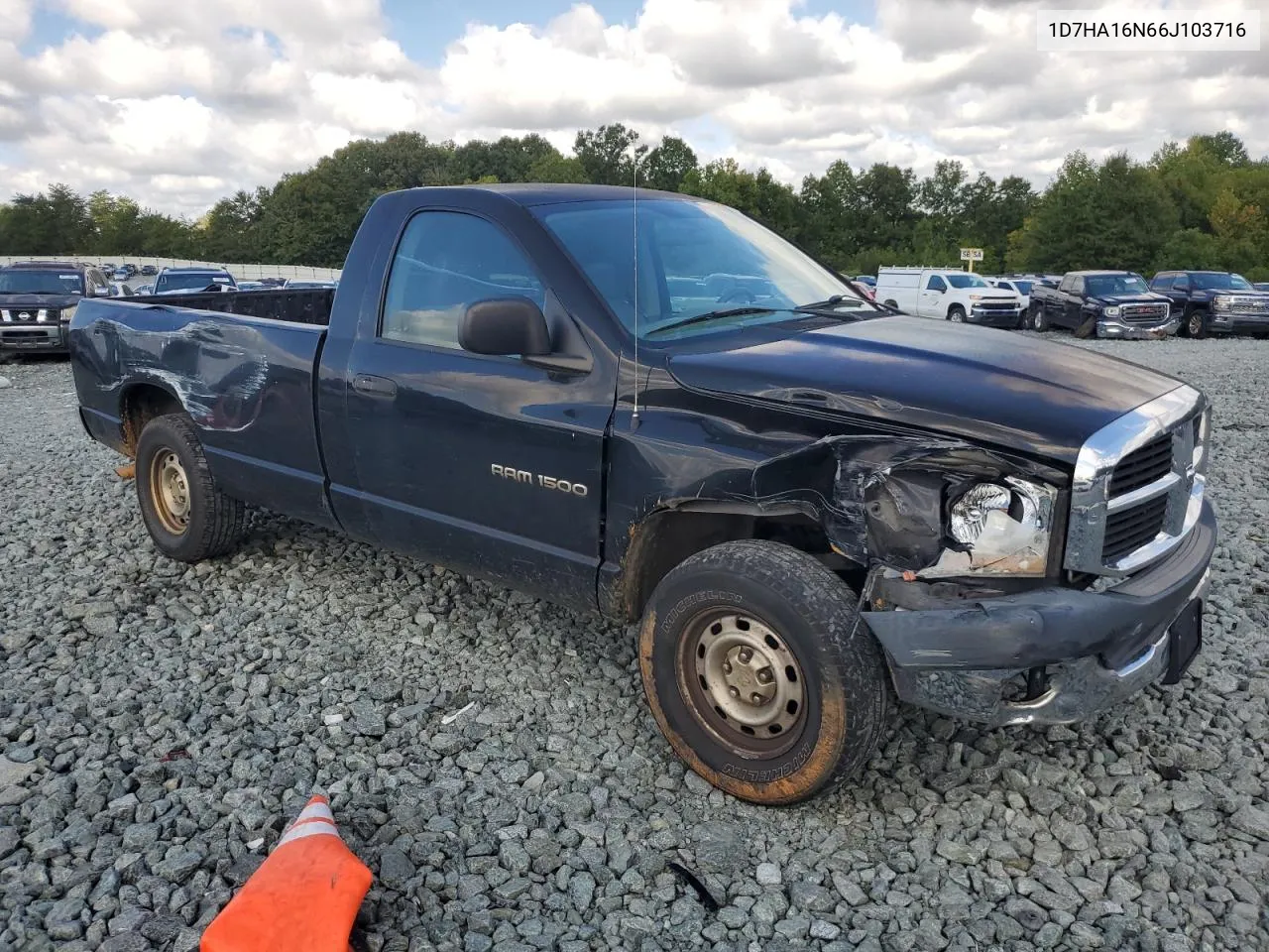 2006 Dodge Ram 1500 St VIN: 1D7HA16N66J103716 Lot: 68540724