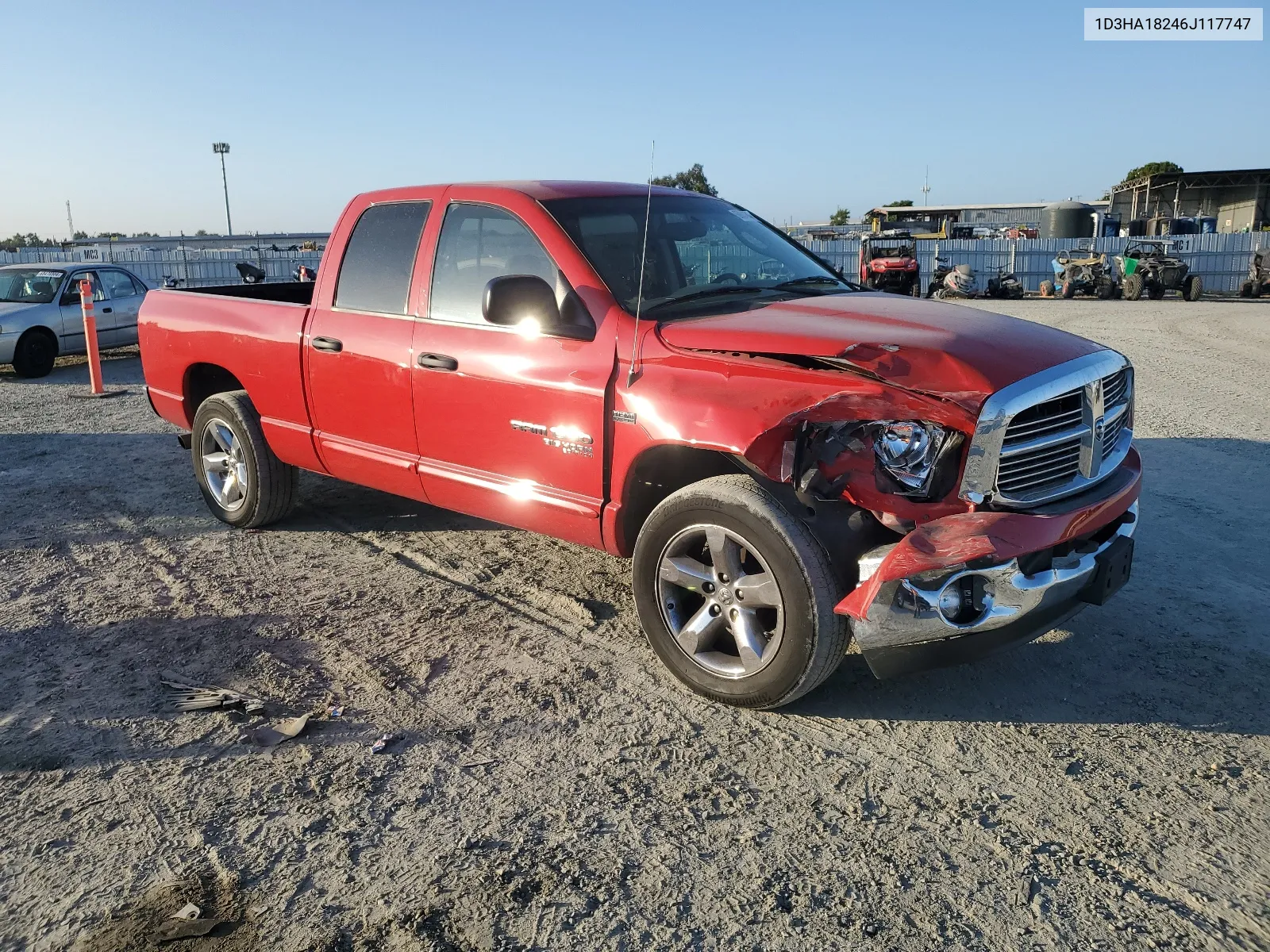 2006 Dodge Ram 1500 St VIN: 1D3HA18246J117747 Lot: 68684664