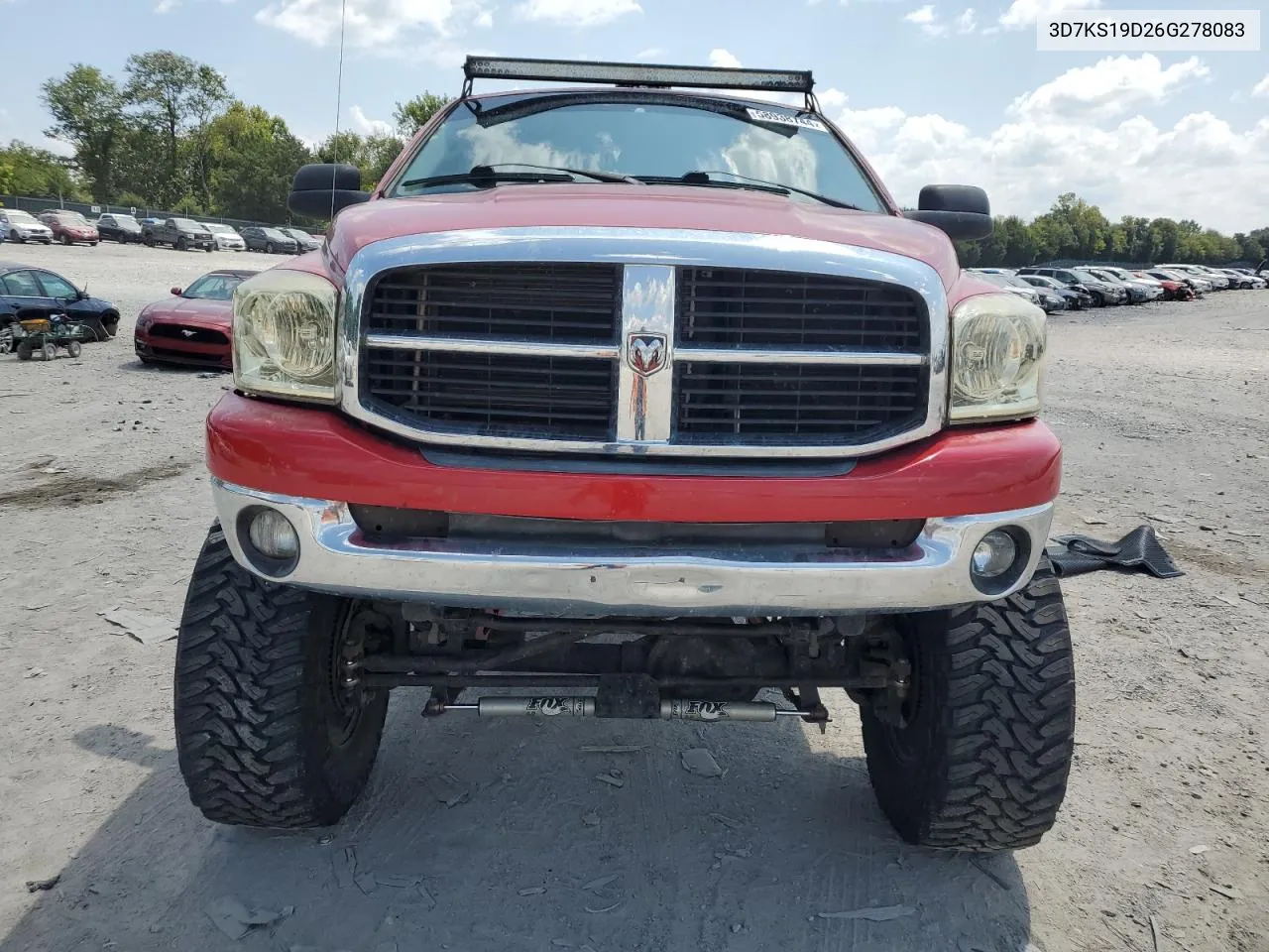 2006 Dodge Ram 1500 VIN: 3D7KS19D26G278083 Lot: 68938744