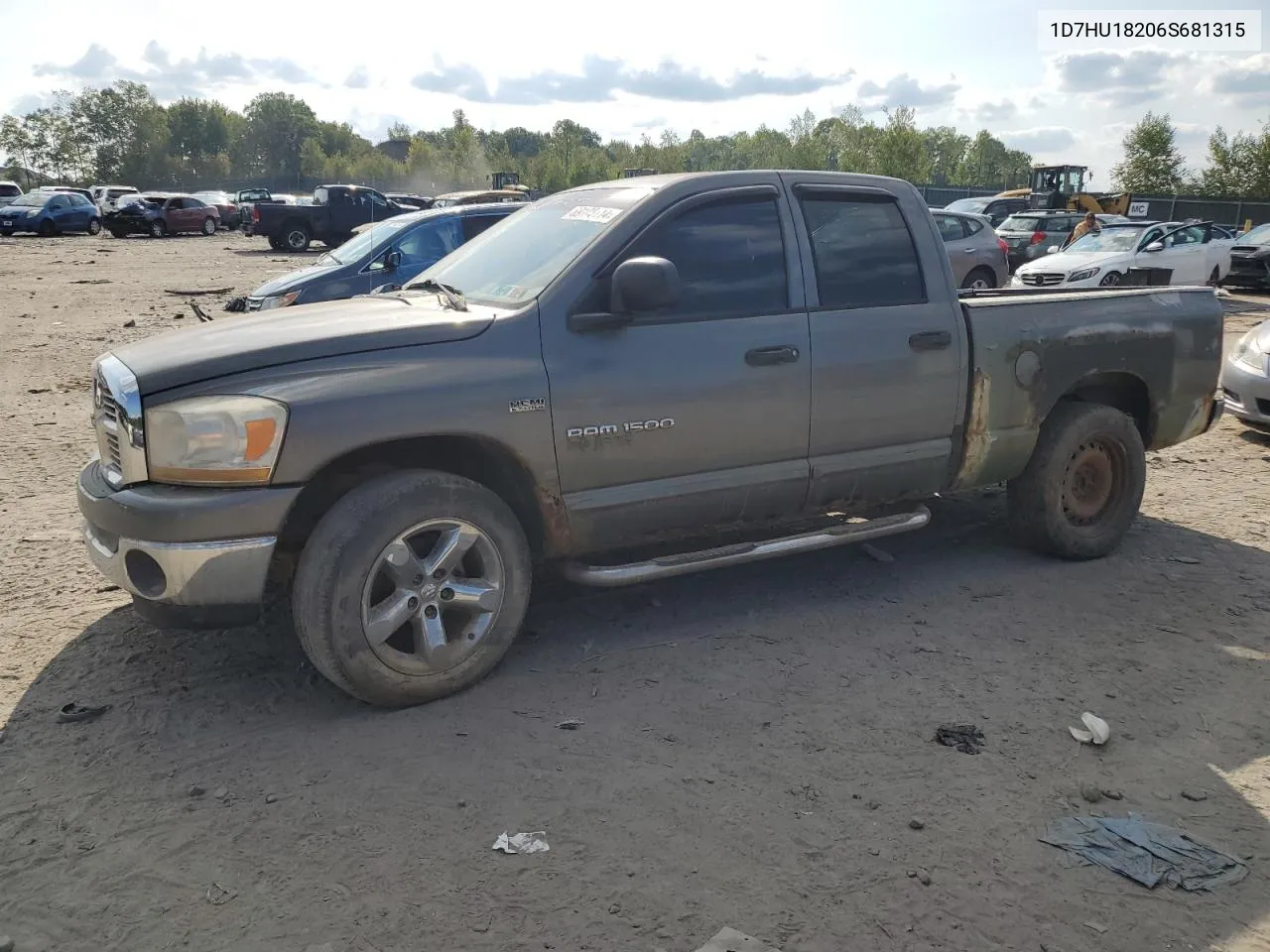 2006 Dodge Ram 1500 St VIN: 1D7HU18206S681315 Lot: 69180114