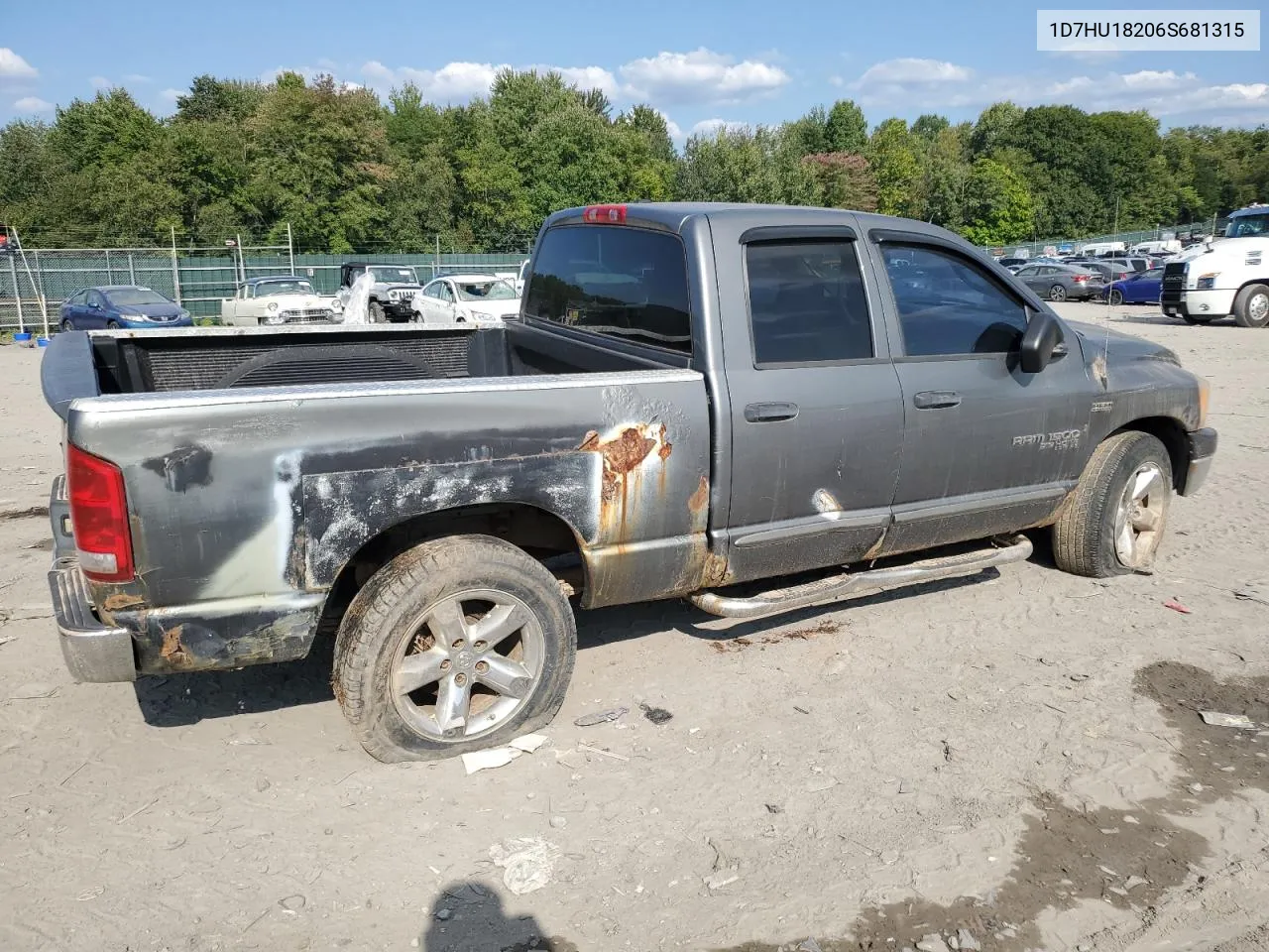 2006 Dodge Ram 1500 St VIN: 1D7HU18206S681315 Lot: 69180114