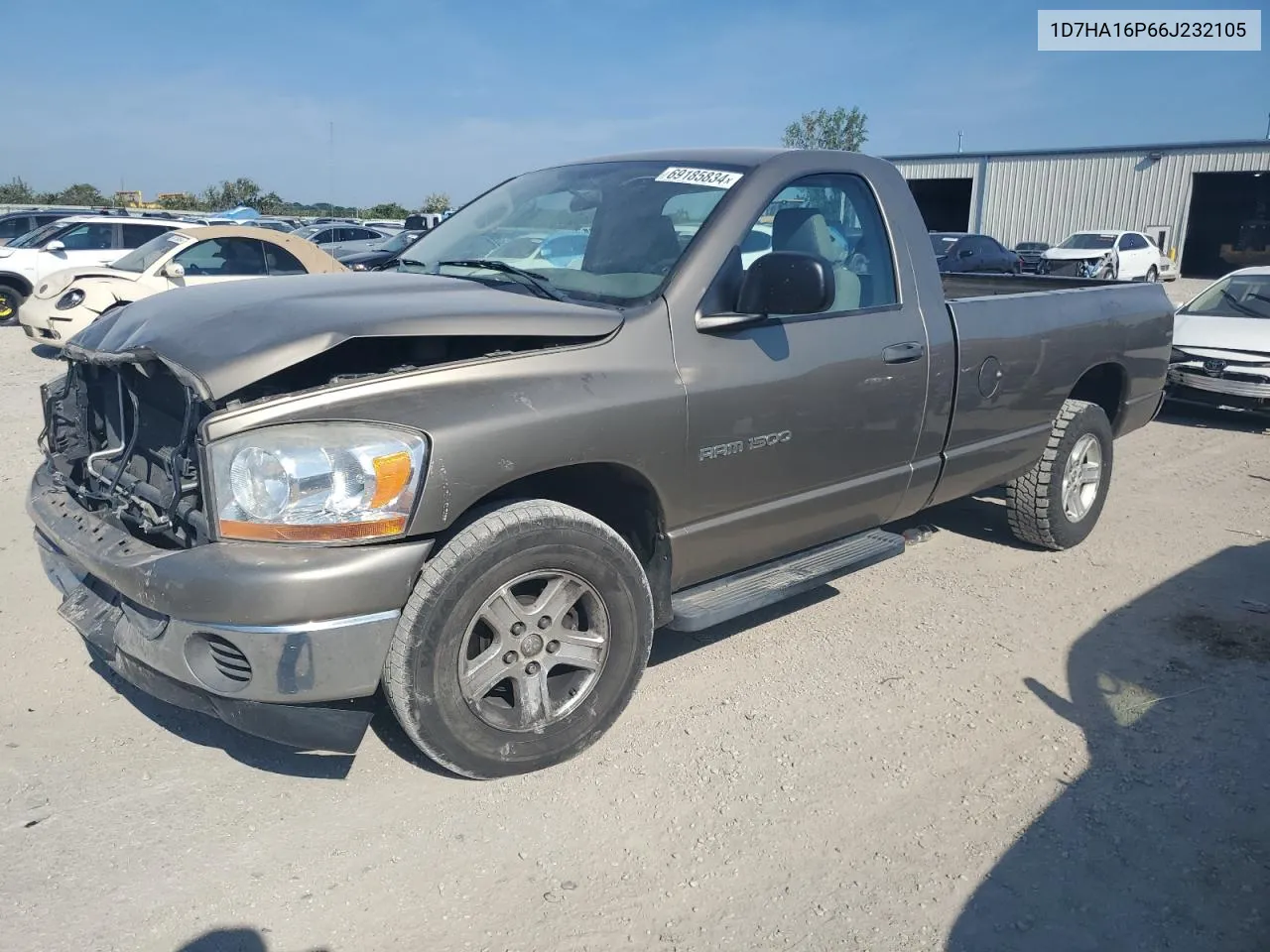 1D7HA16P66J232105 2006 Dodge Ram 1500 St