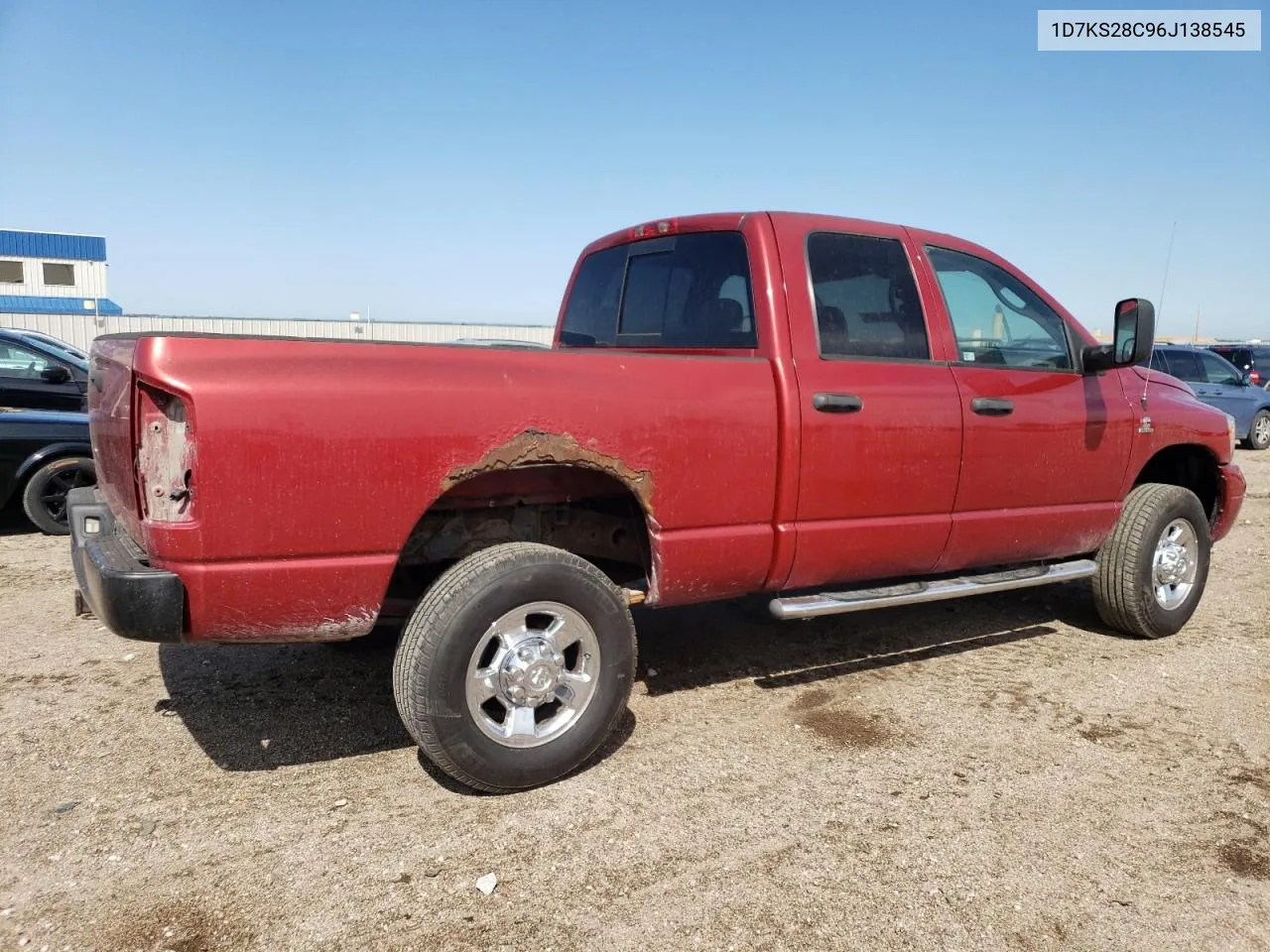 2006 Dodge Ram 2500 St VIN: 1D7KS28C96J138545 Lot: 69767564