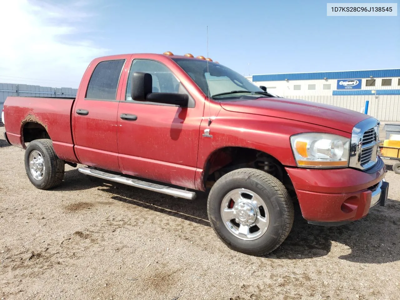 2006 Dodge Ram 2500 St VIN: 1D7KS28C96J138545 Lot: 69767564