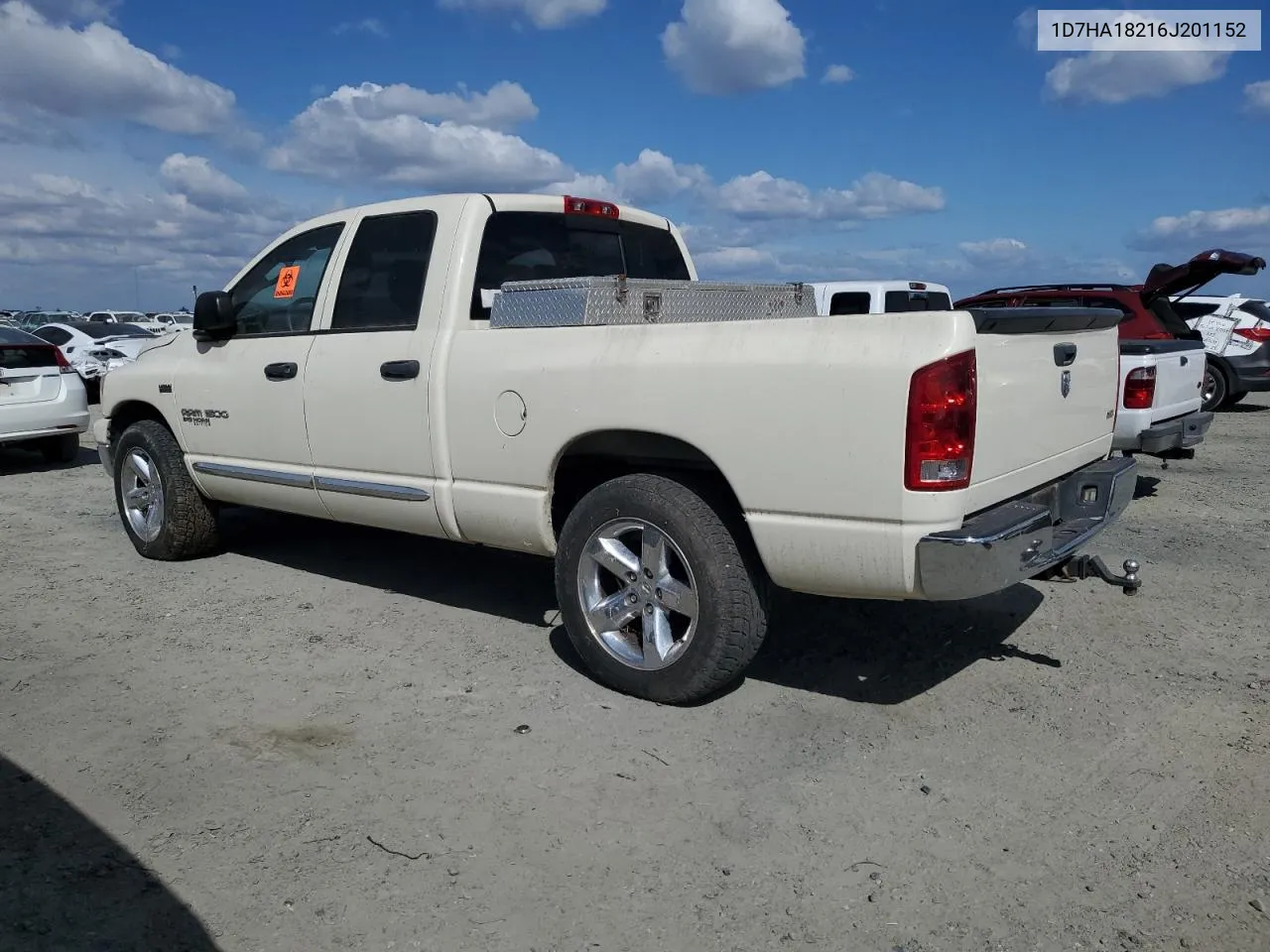 2006 Dodge Ram 1500 St VIN: 1D7HA18216J201152 Lot: 70084994