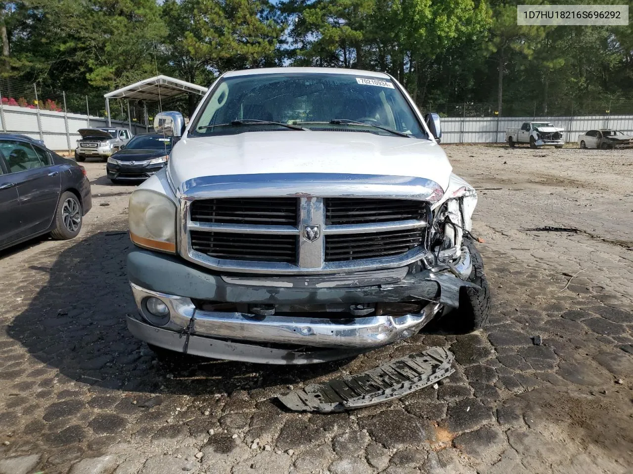 2006 Dodge Ram 1500 St VIN: 1D7HU18216S696292 Lot: 70210934