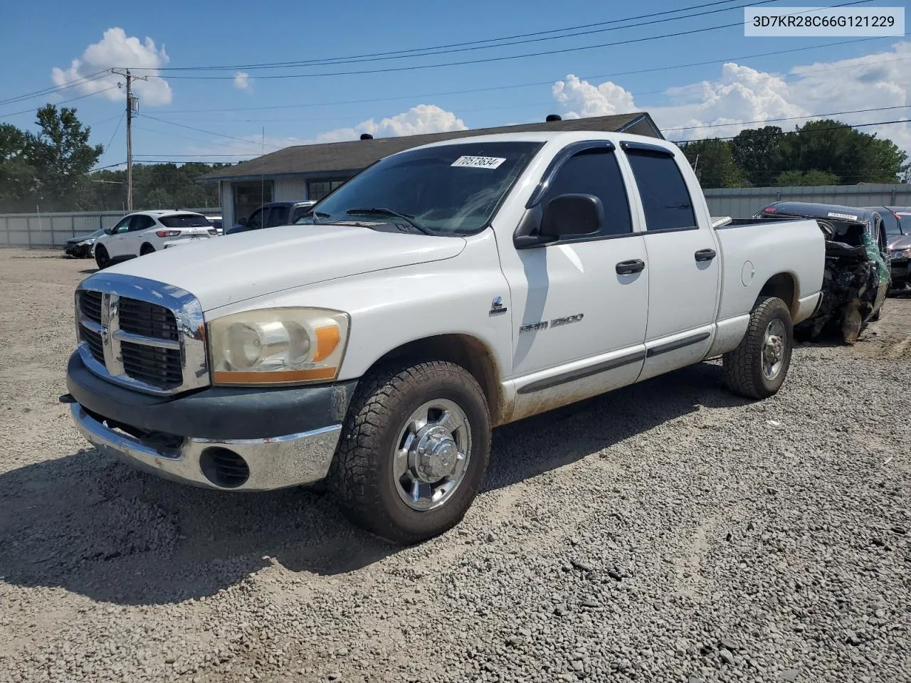 2006 Dodge Ram 2500 St VIN: 3D7KR28C66G121229 Lot: 70573634